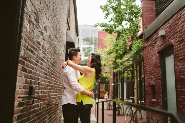 Gastown Engagement Photos