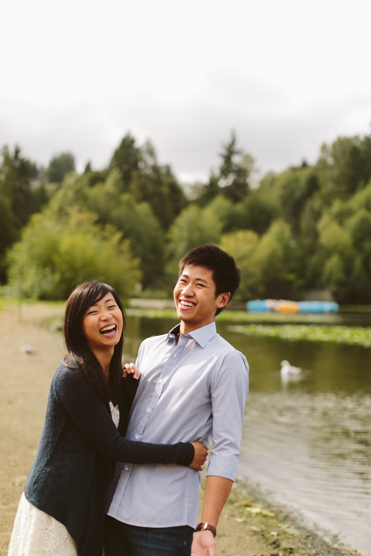 Deer Lake Park Engagement Photos