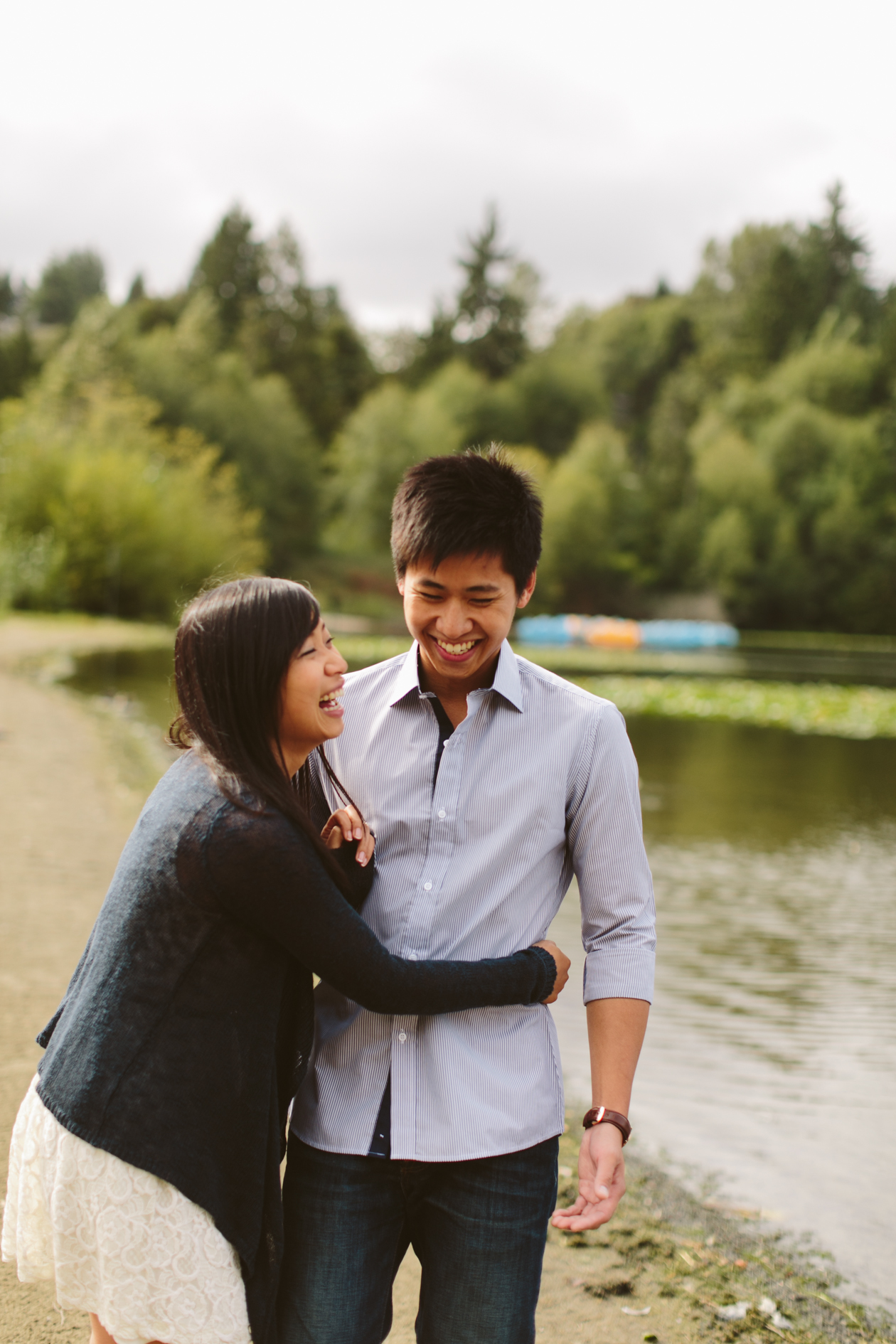 Deer Lake Park Engagement Photos