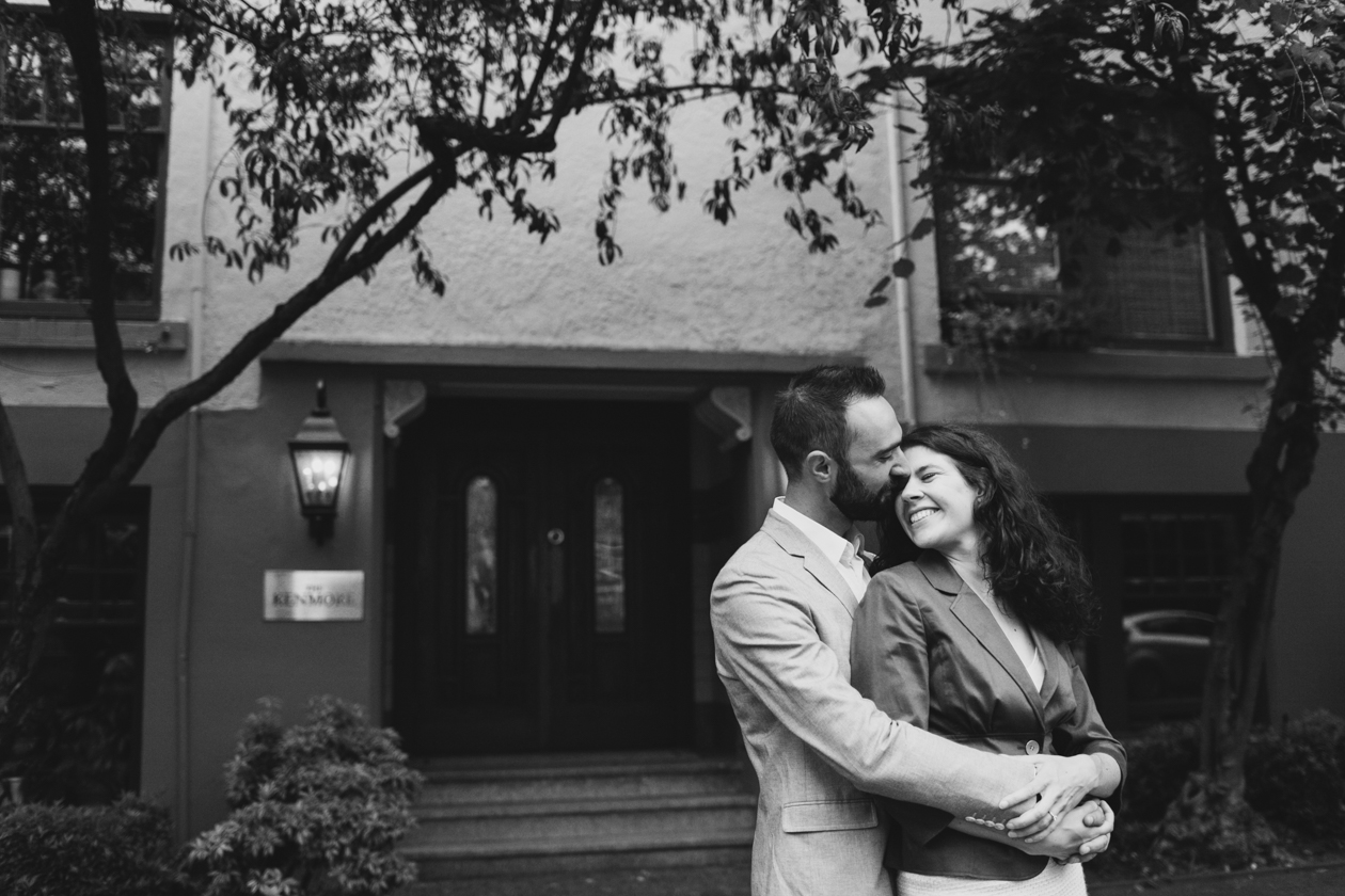 english bay engagement photos