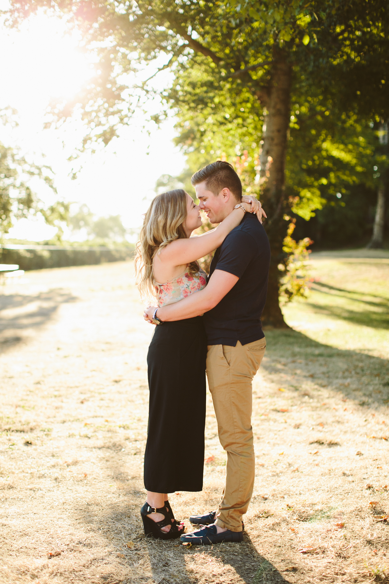 White Rock Beach Engagement Photos