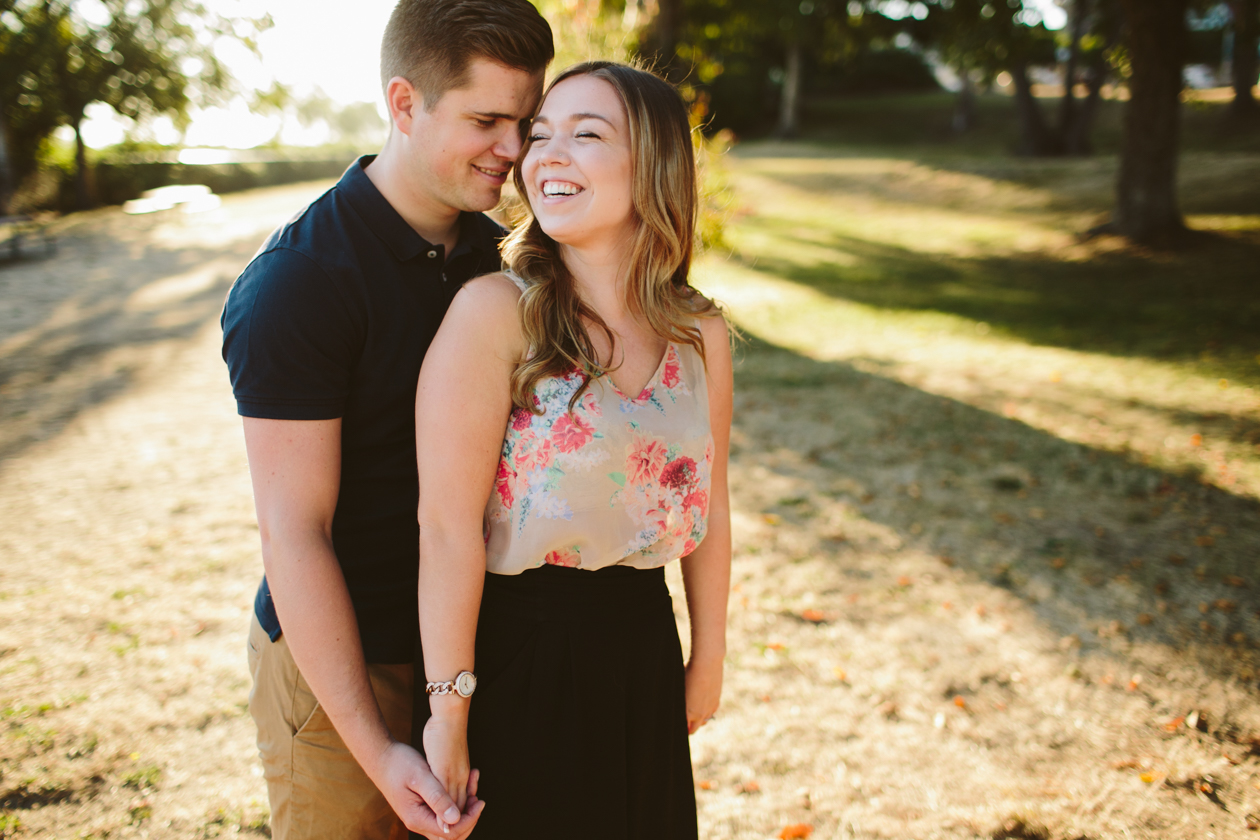 White Rock Beach Engagement Photos