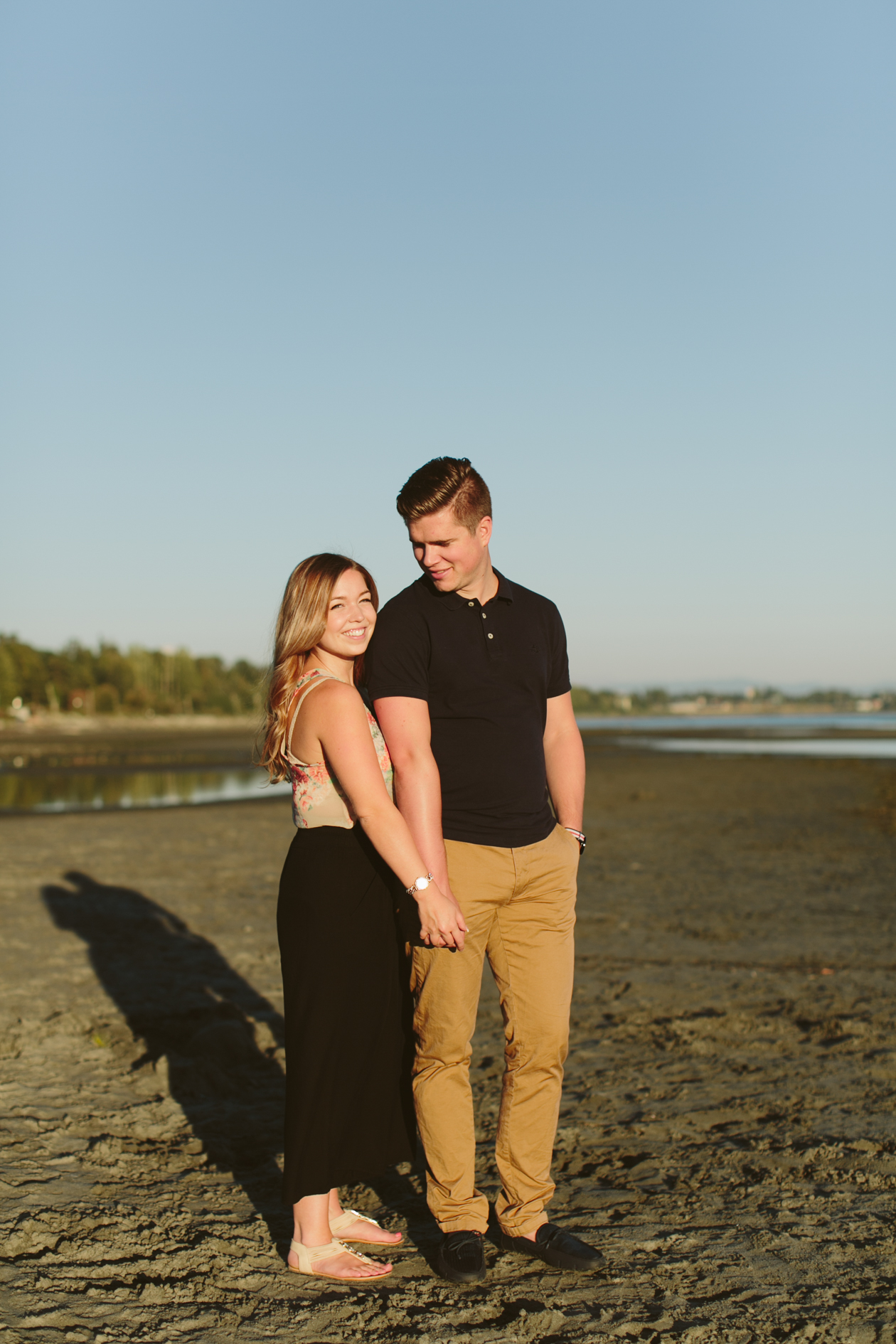 White Rock Beach Engagement Photos