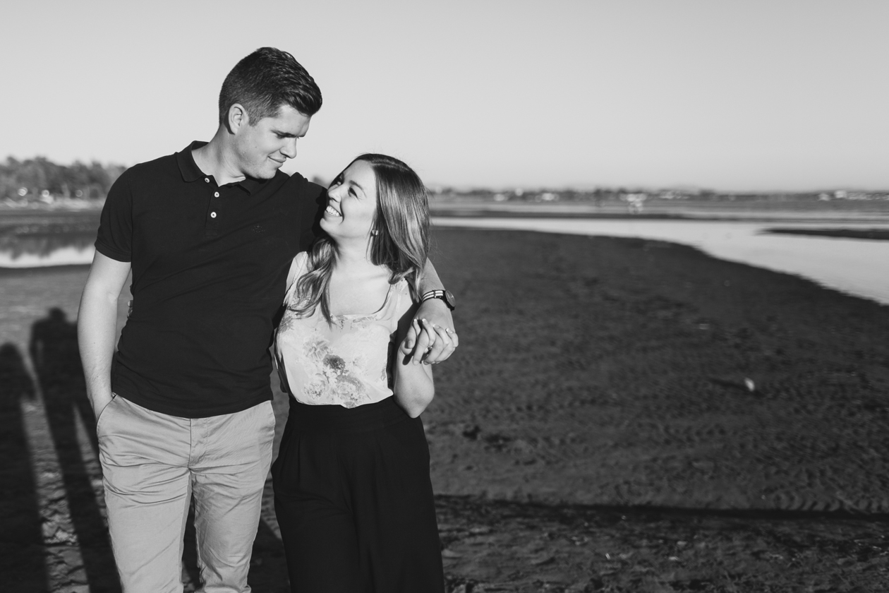 White Rock Beach Engagement Photos