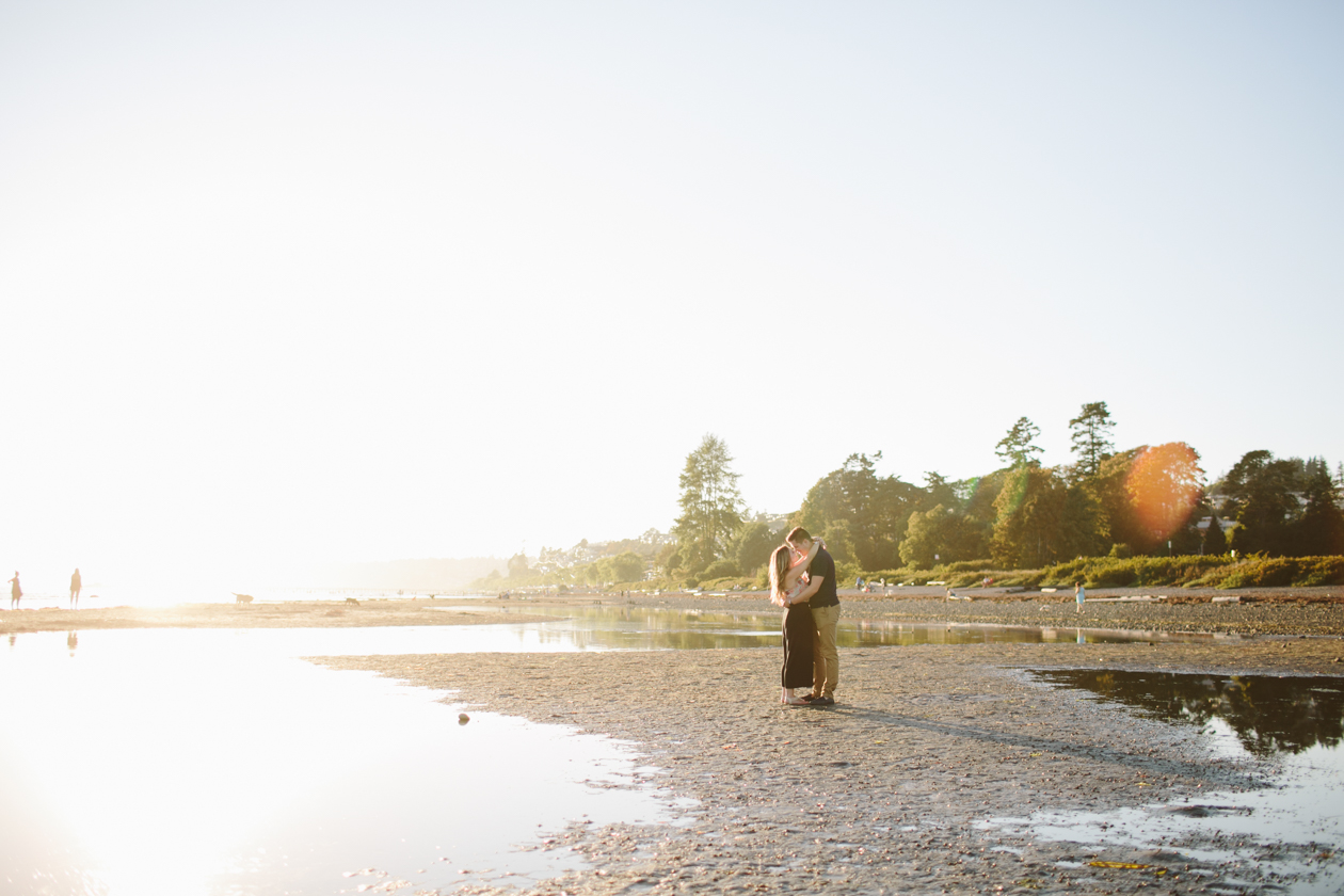 White Rock Beach Engagement Photos
