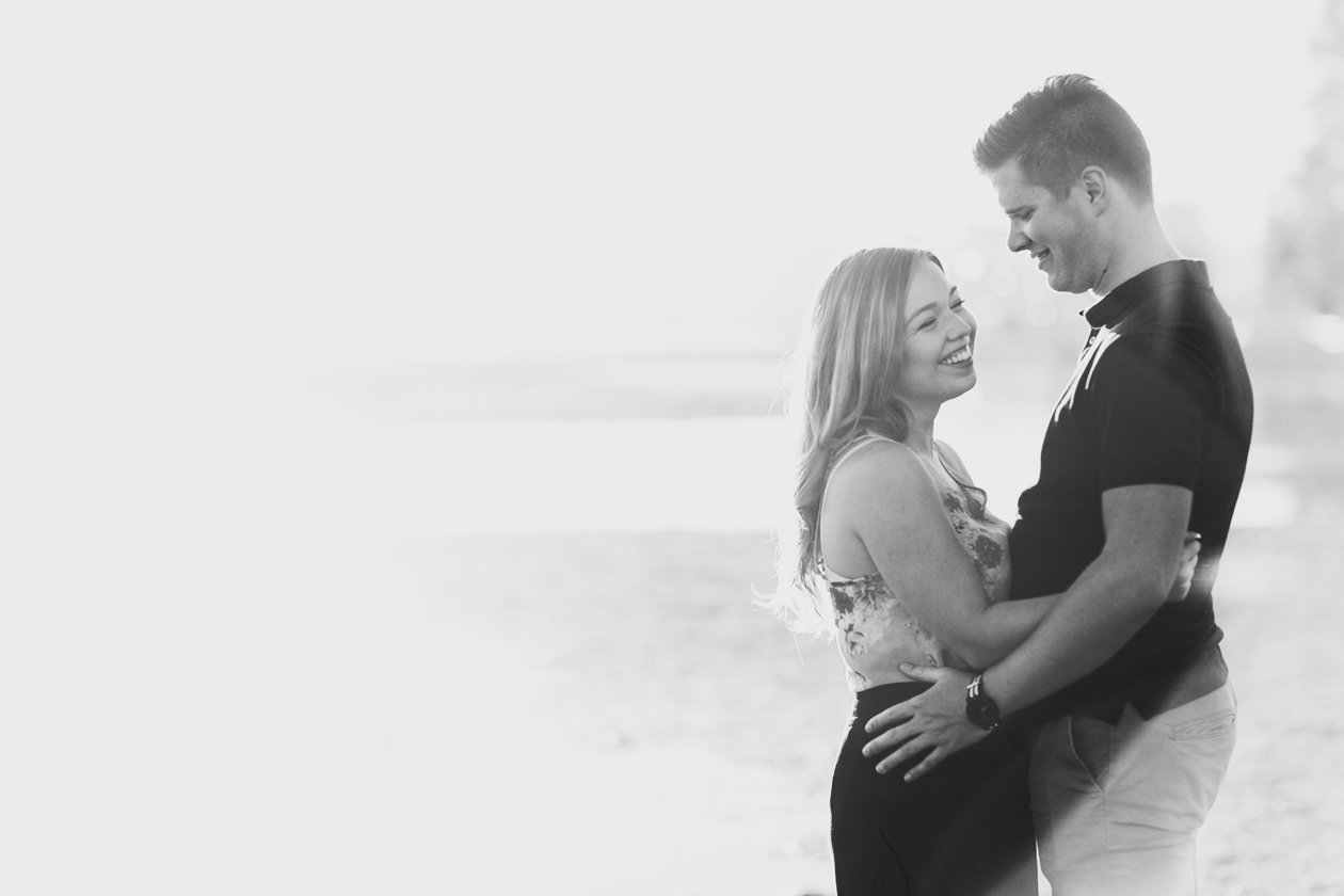 White Rock Beach Engagement Photos