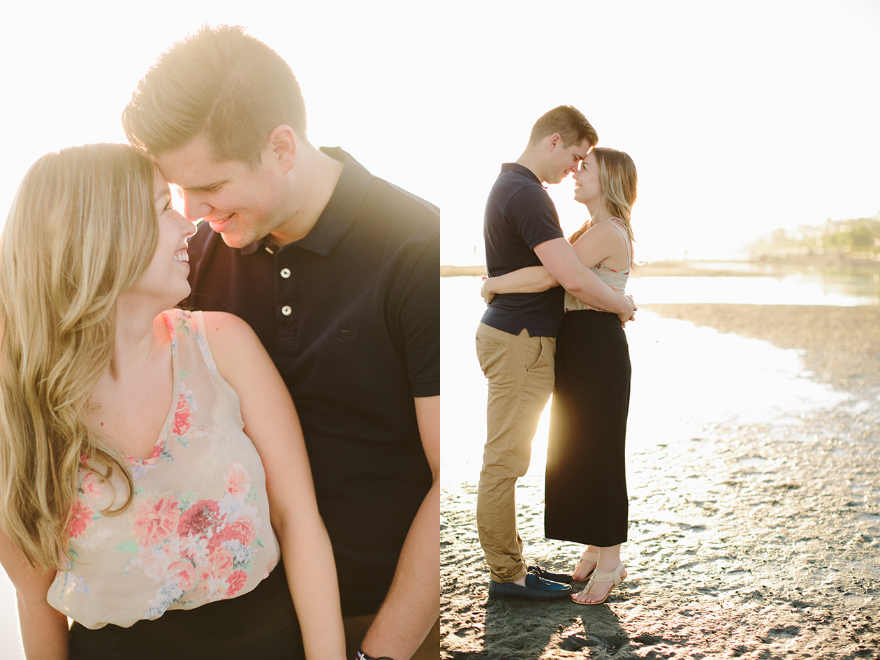 White Rock Beach Engagement Photos