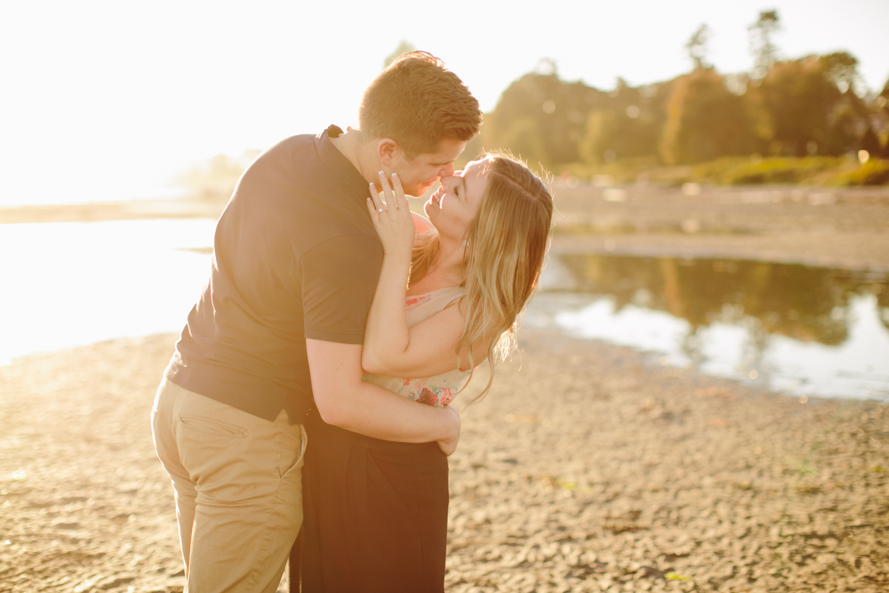 White Rock Beach Engagement Photos