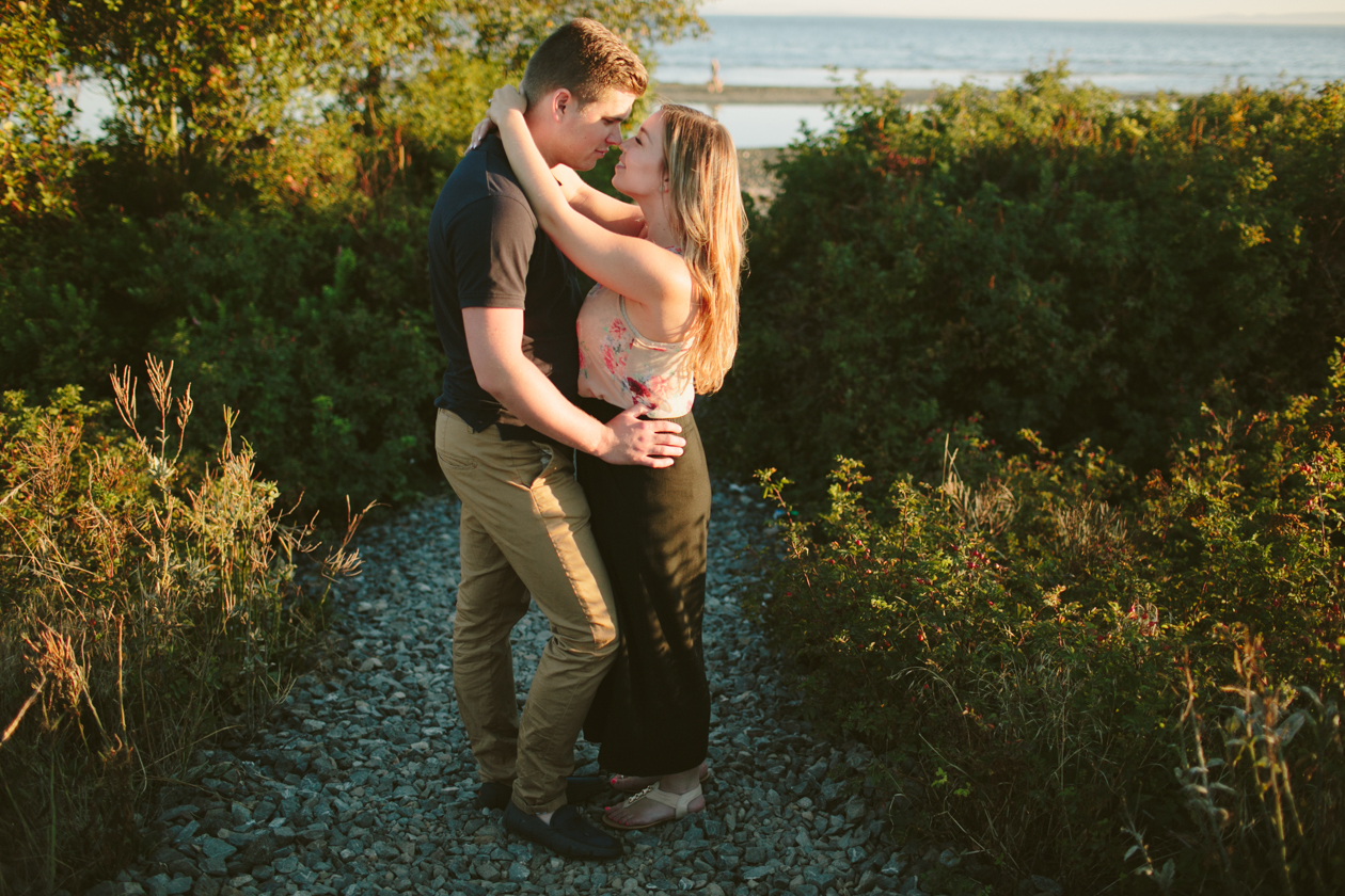 White Rock Beach Engagement Photos