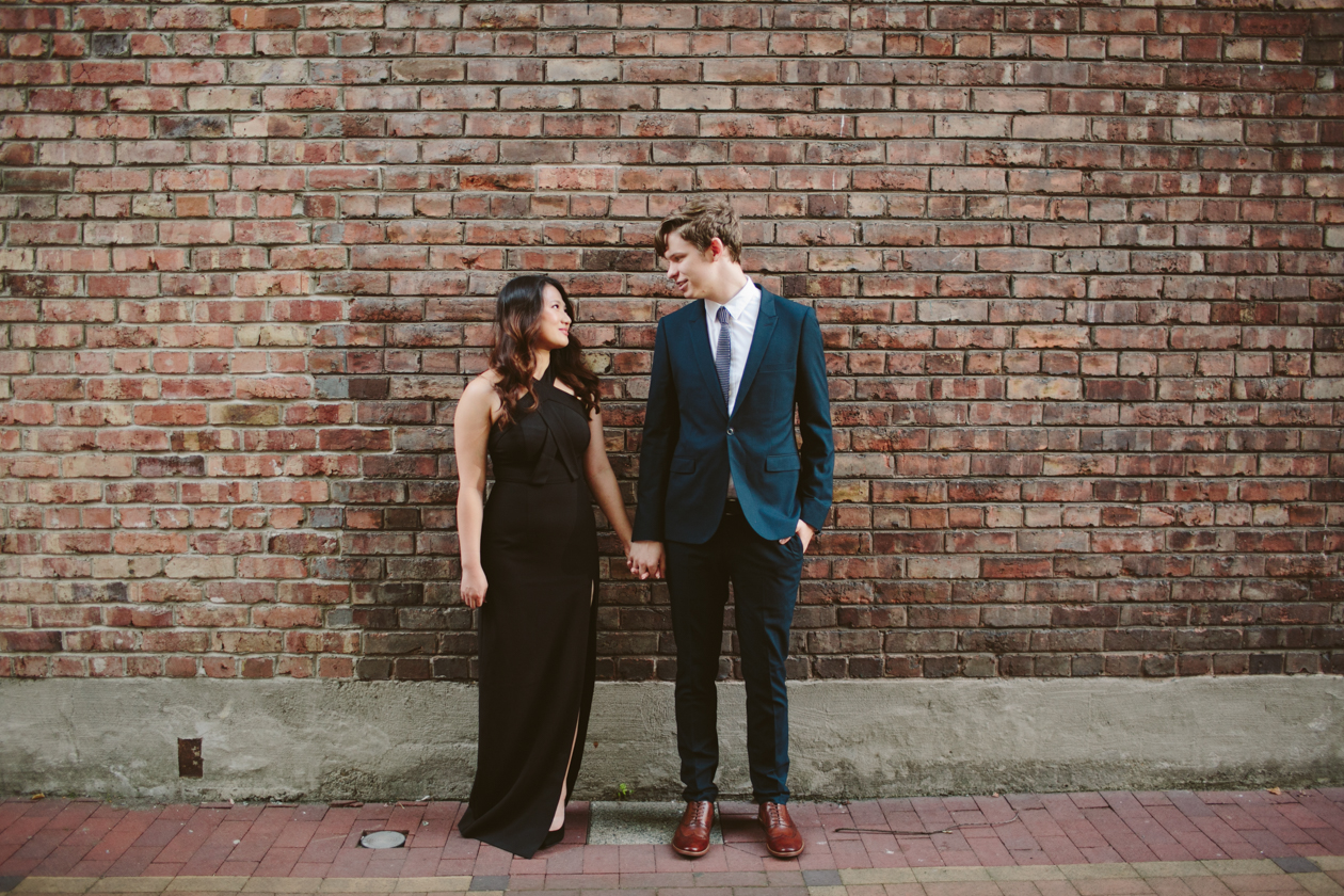 Yaletown Sunset Beach Engagement Photos