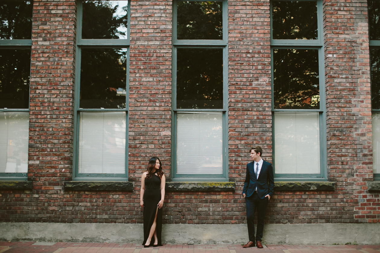 Yaletown Sunset Beach Engagement Photos