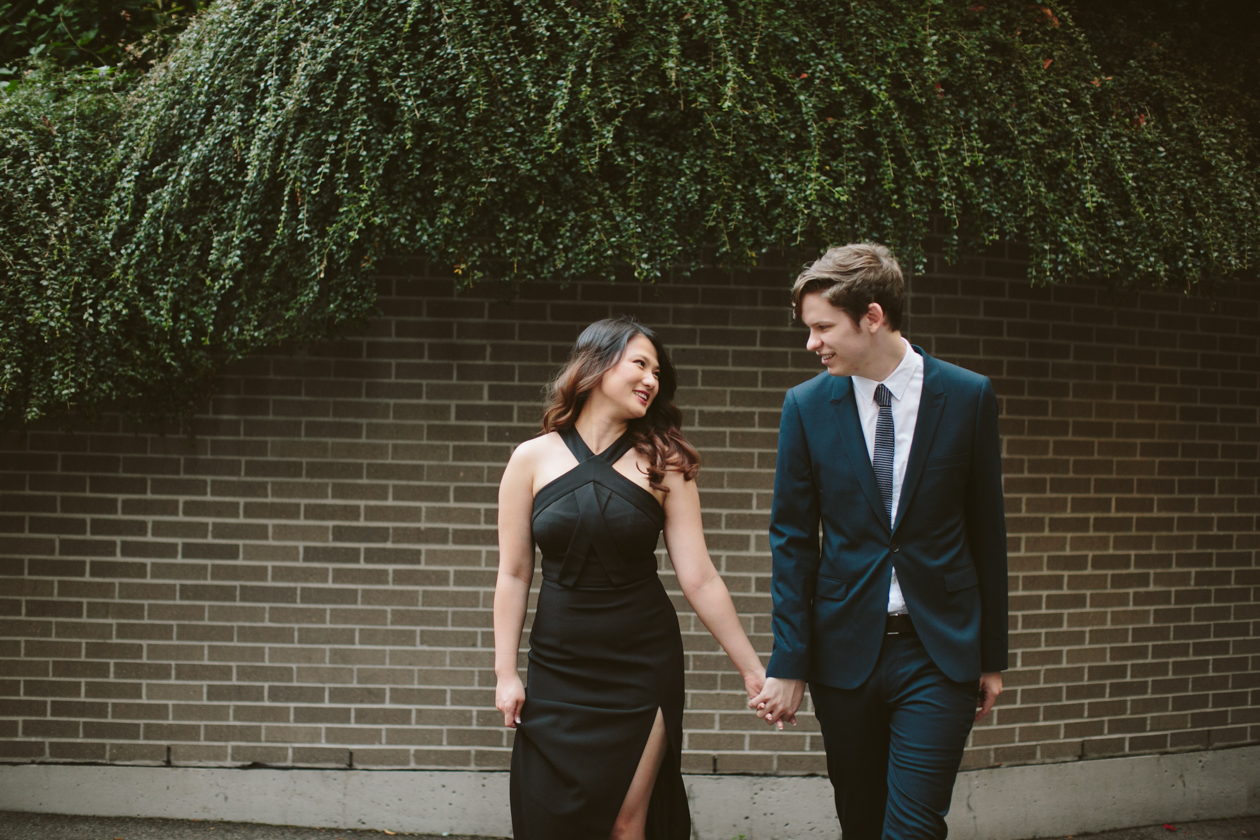Yaletown Sunset Beach Engagement Photos