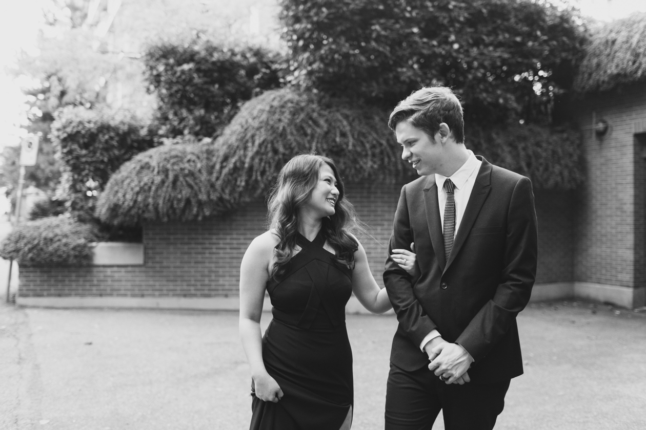 Yaletown Sunset Beach Engagement Photos