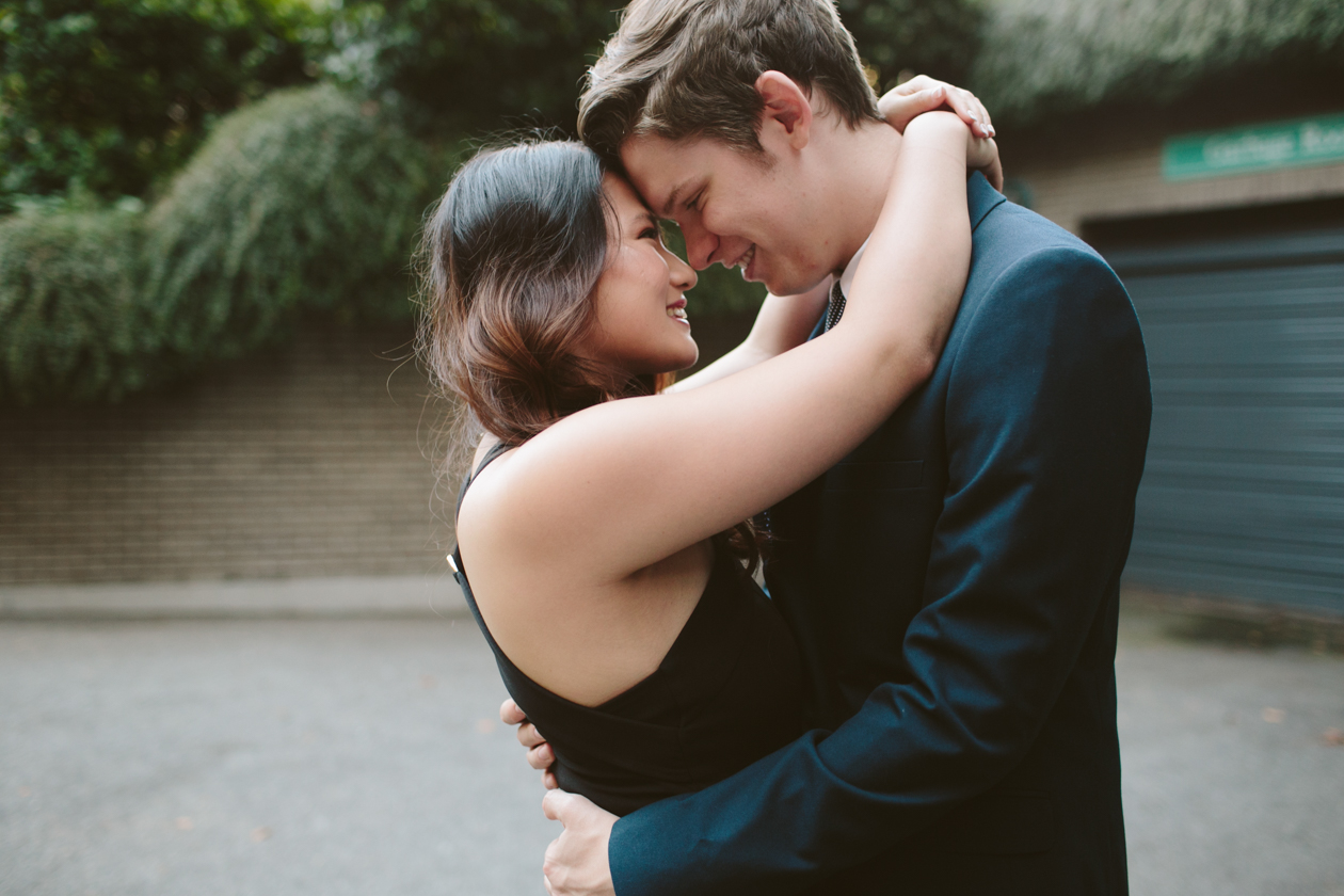 Yaletown Sunset Beach Engagement Photos