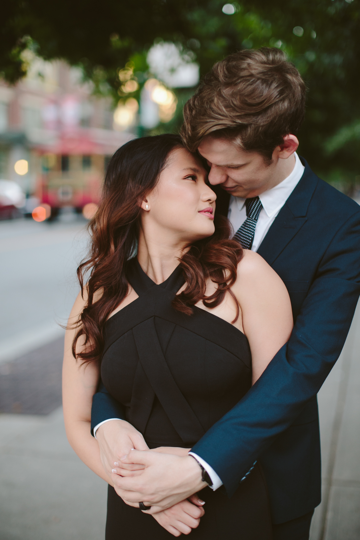 Yaletown Sunset Beach Engagement Photos