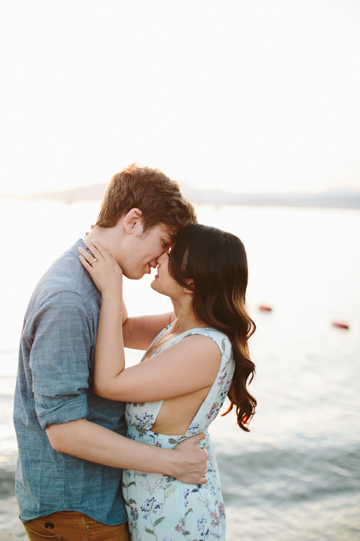 Yaletown Sunset Beach Engagement Photos