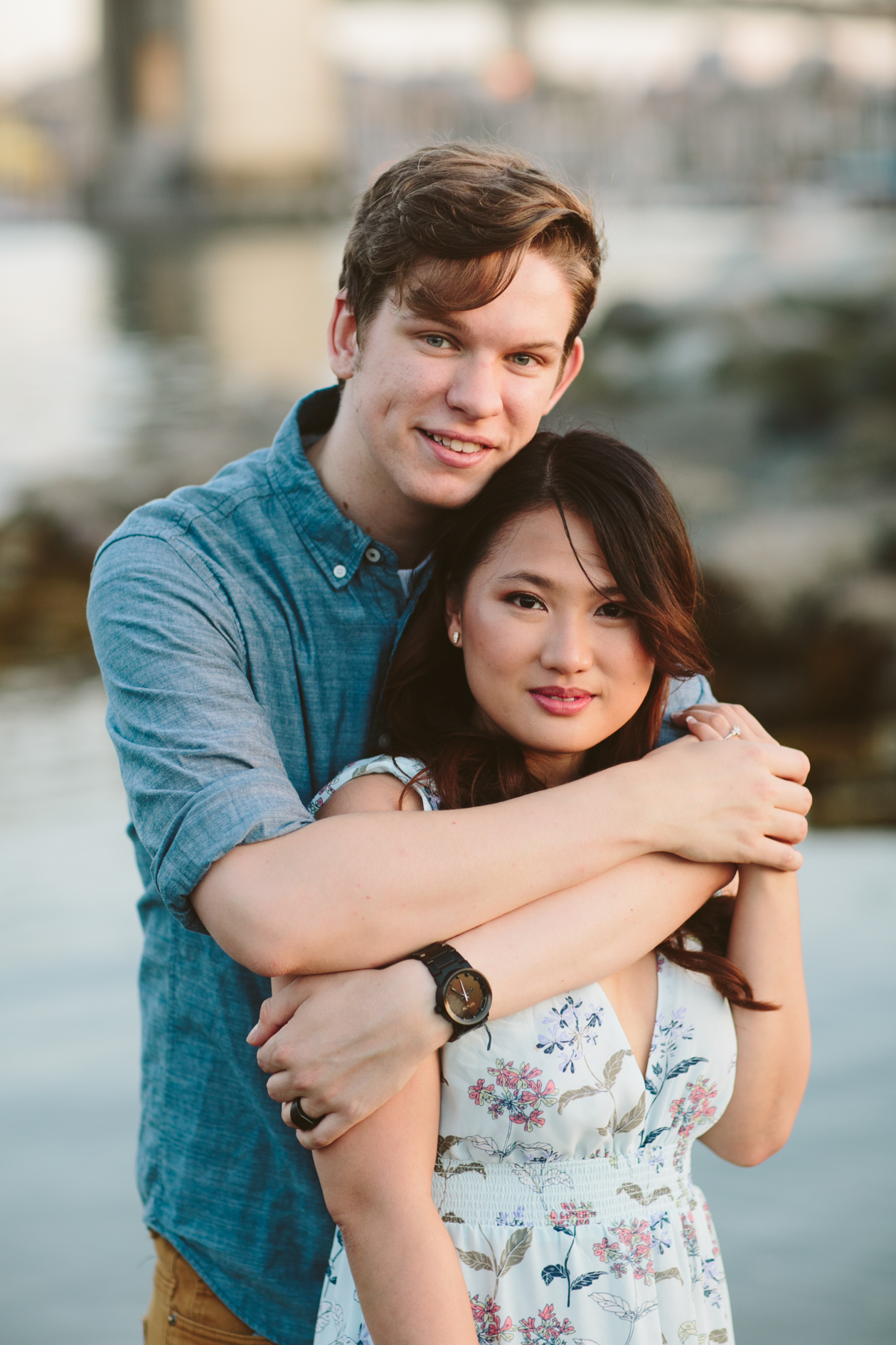 Yaletown Sunset Beach Engagement Photos