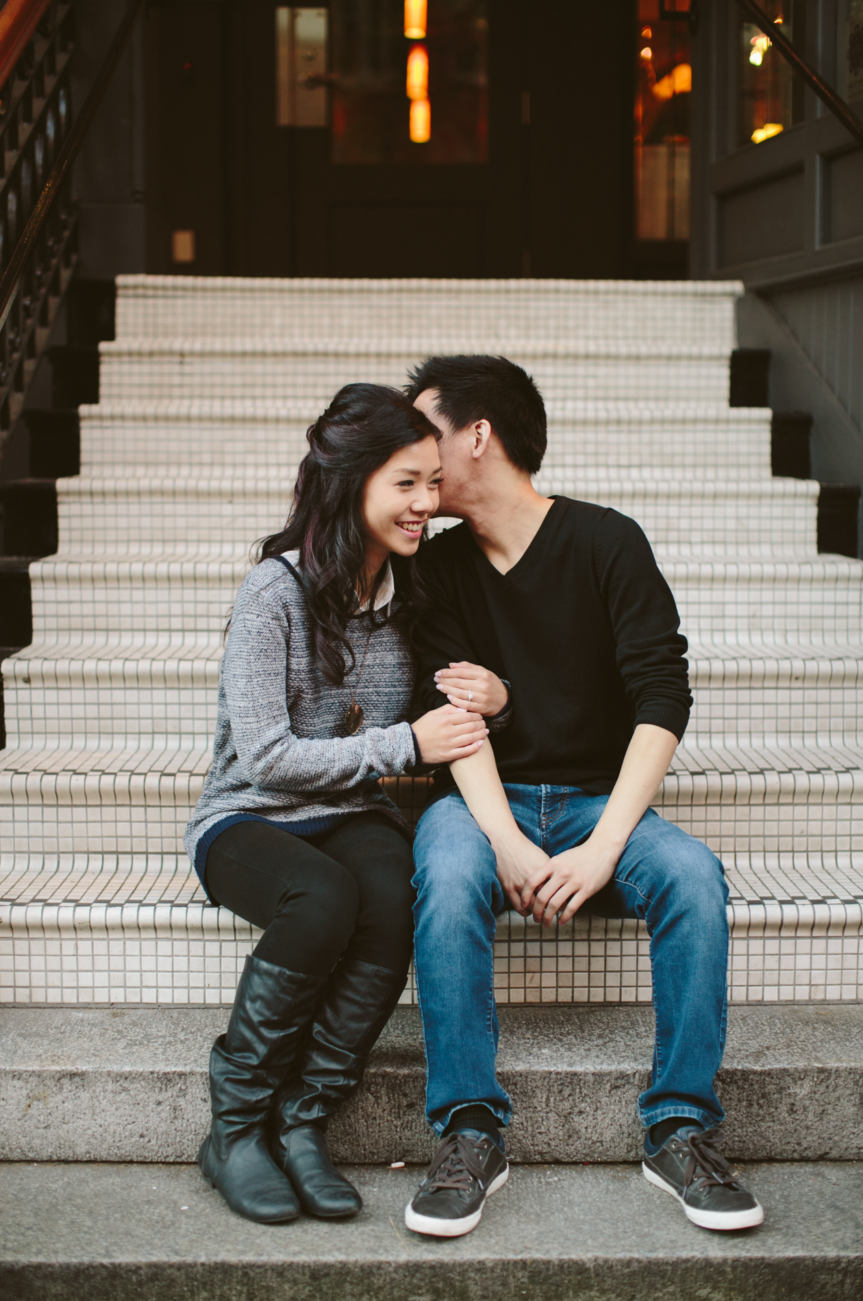 Gastown Engagement Photos