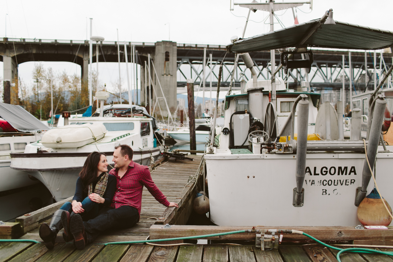 Granville Island Engagement Photos