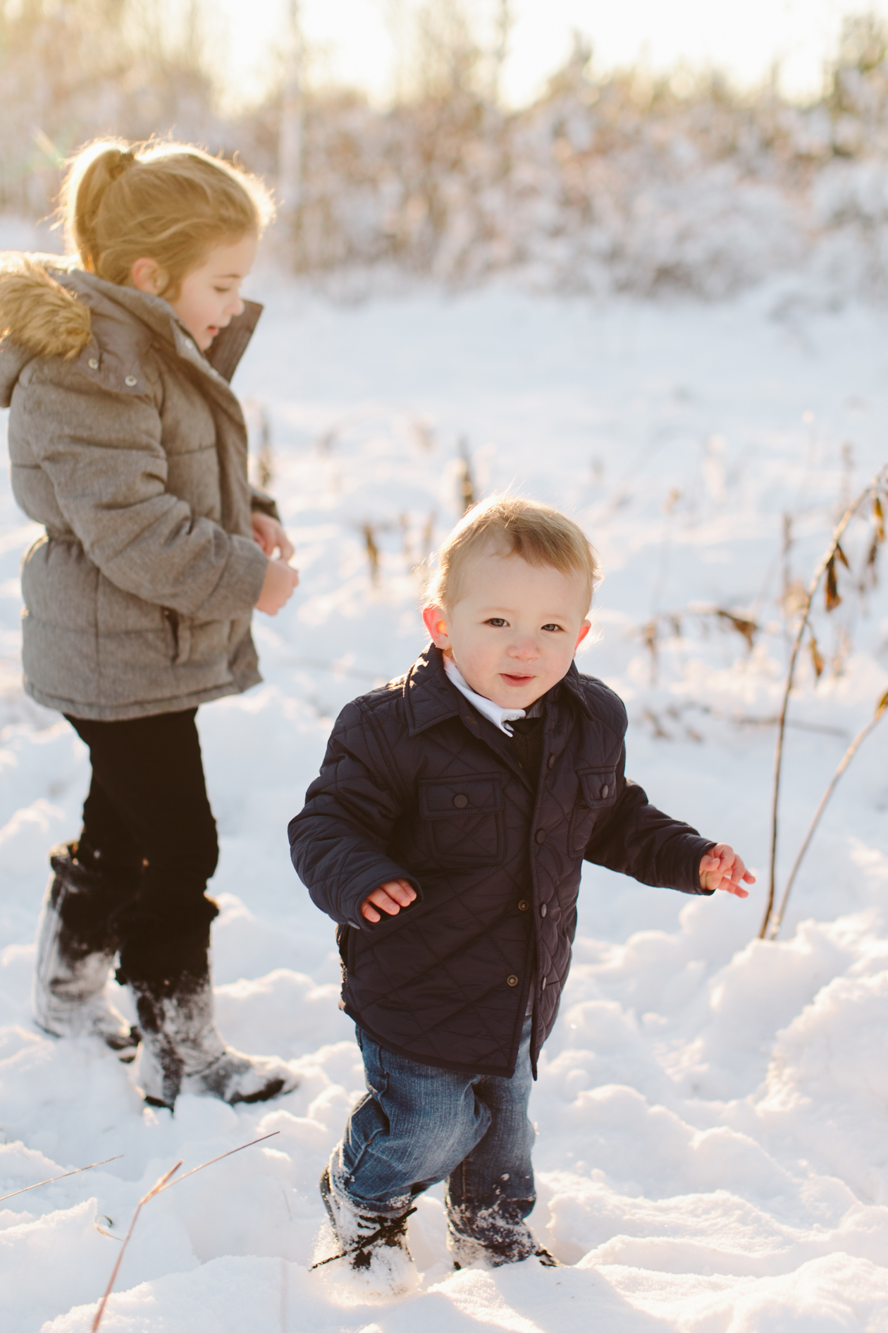 winter snow family photos vancouver