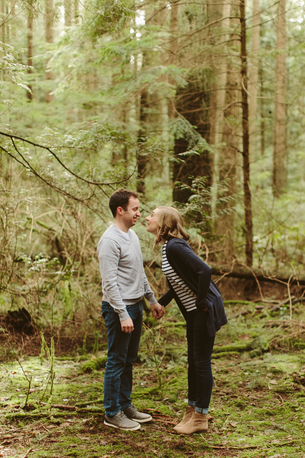 Pacific Spirit Park Engagement Photos