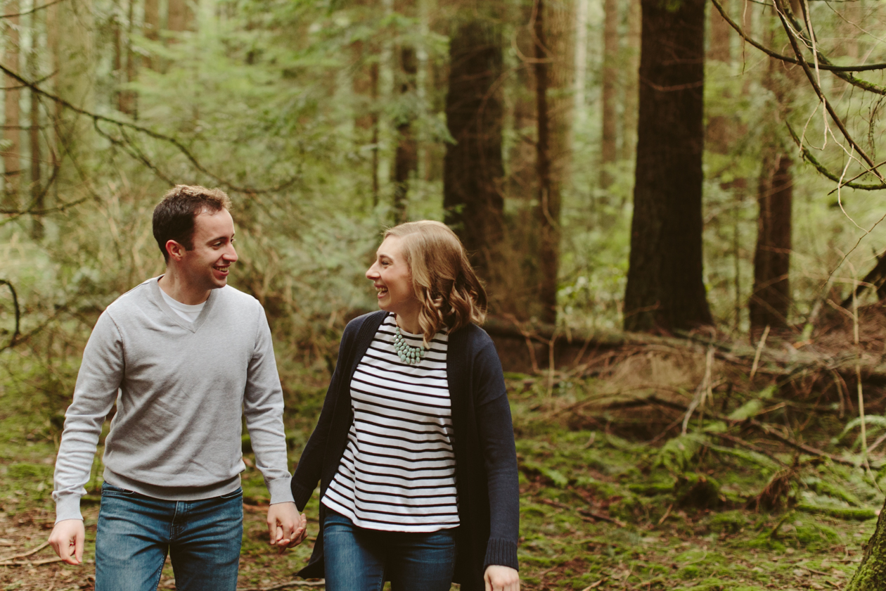 Pacific Spirit Park Engagement Photos