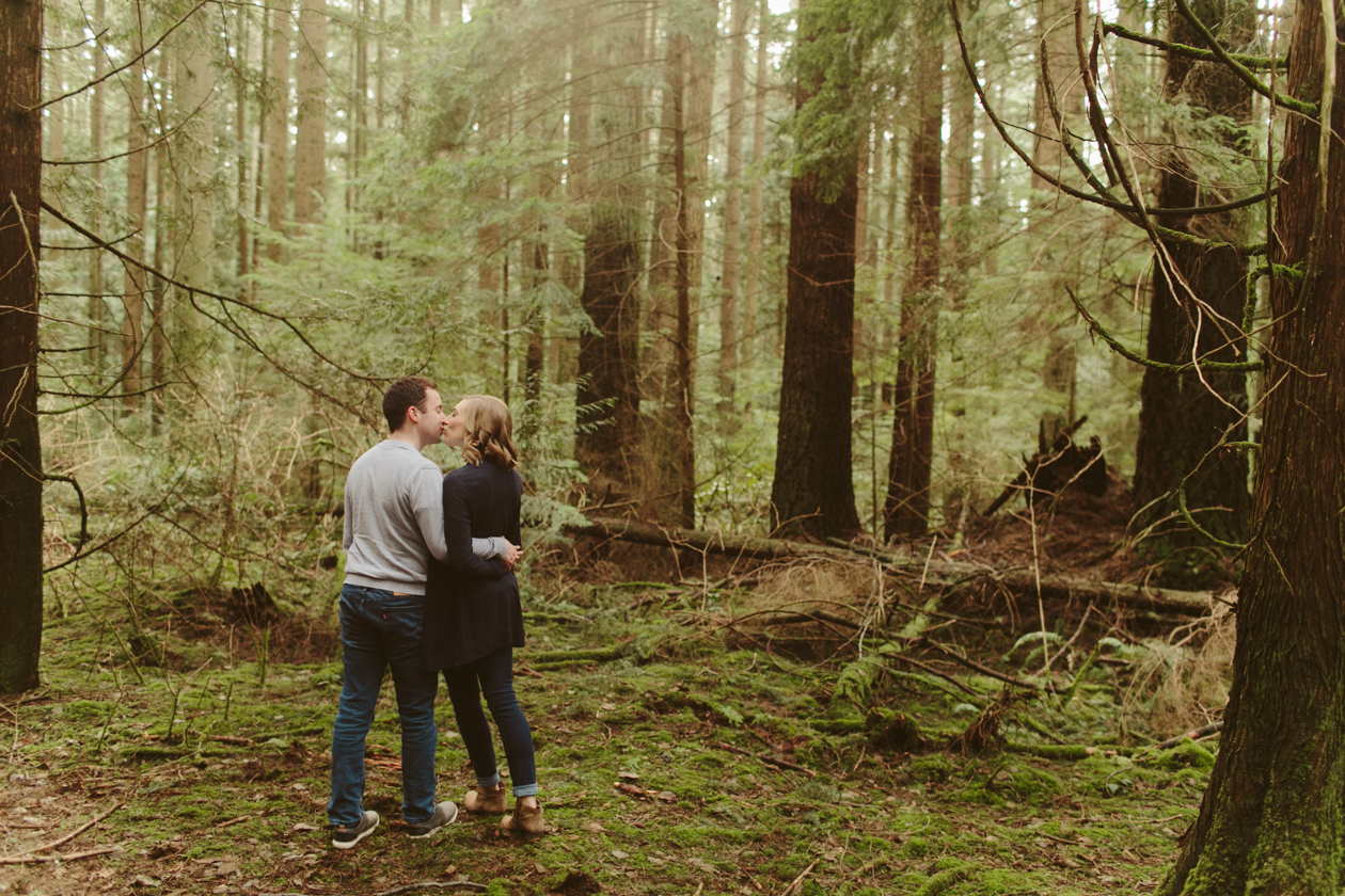 Pacific Spirit Park Engagement Photos