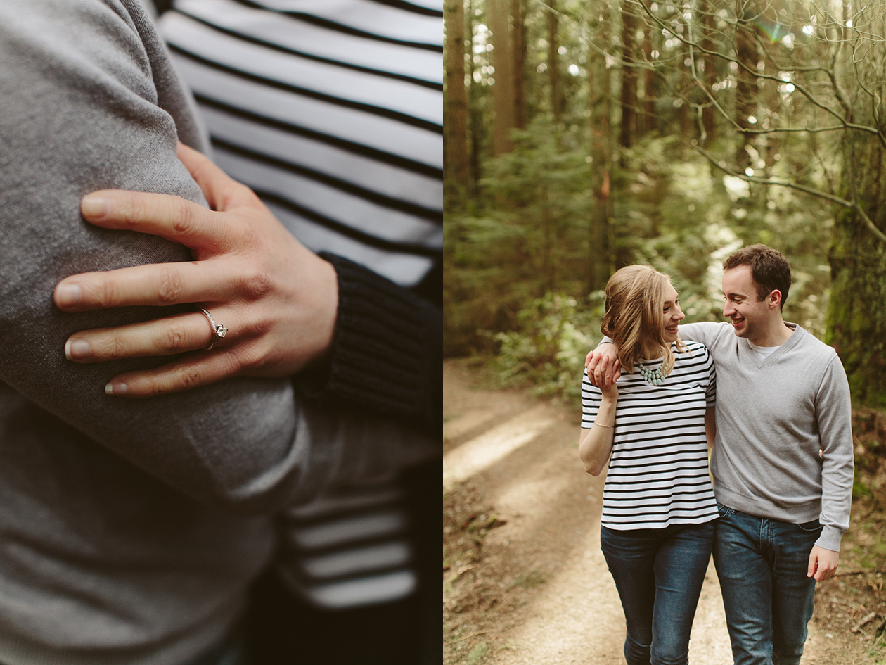 Pacific Spirit Park Engagement Photos