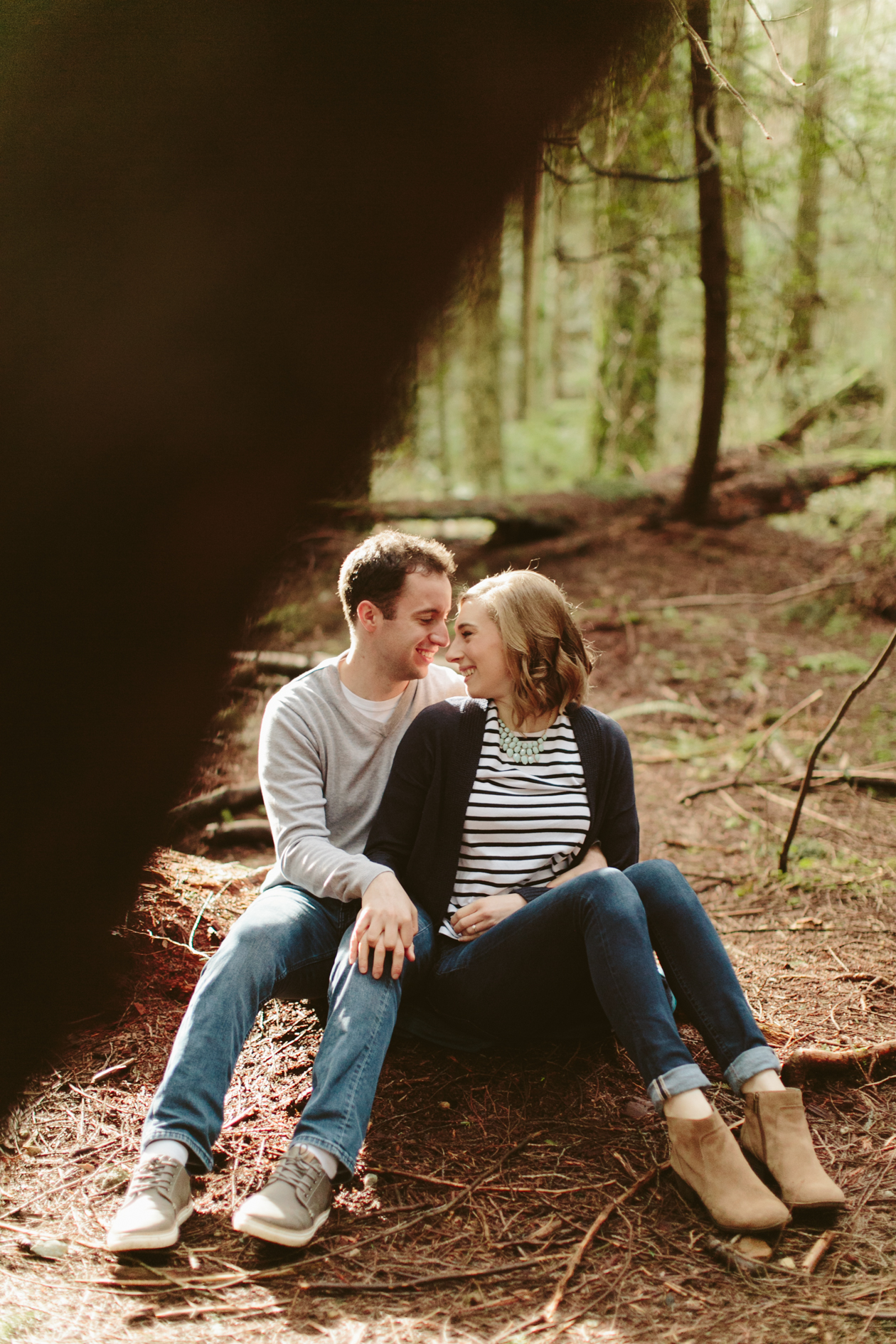 Pacific Spirit Park Engagement Photos