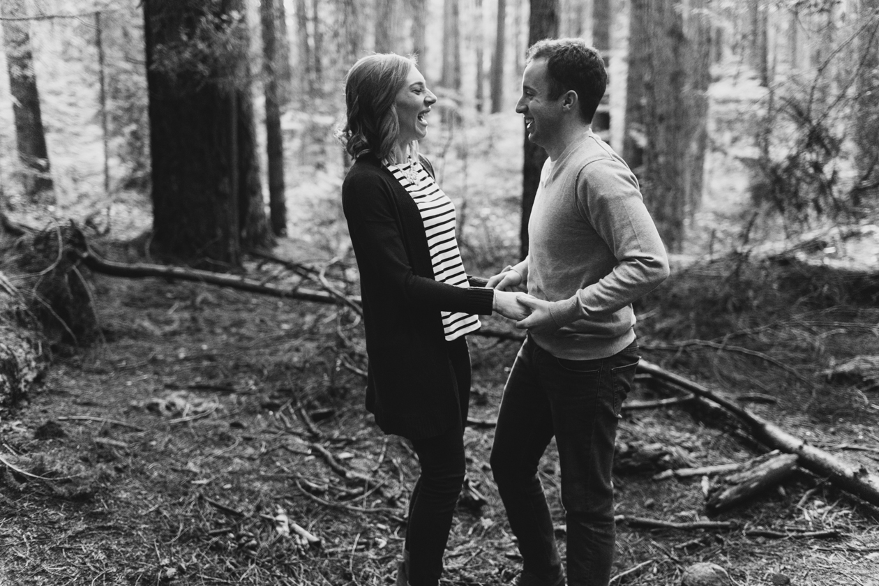 Pacific Spirit Park Engagement Photos