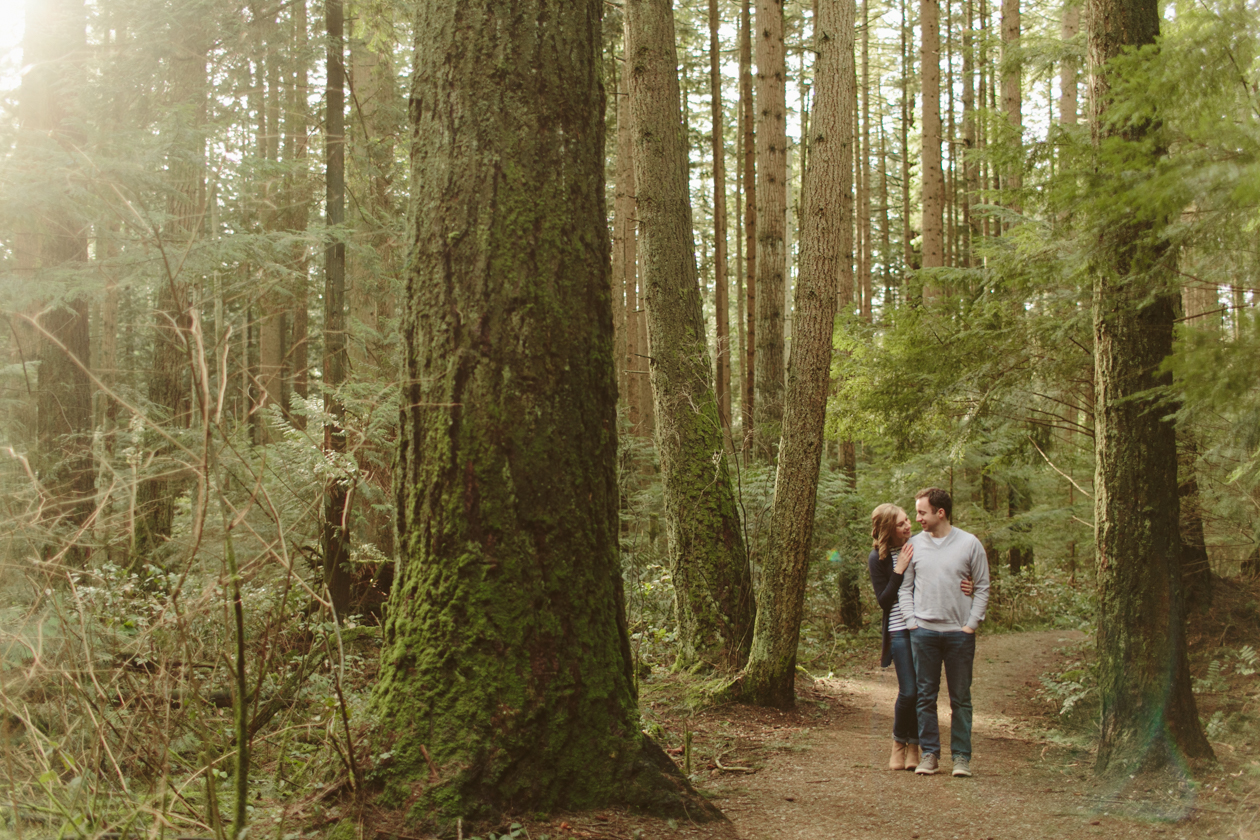 Pacific Spirit Park Engagement Photos