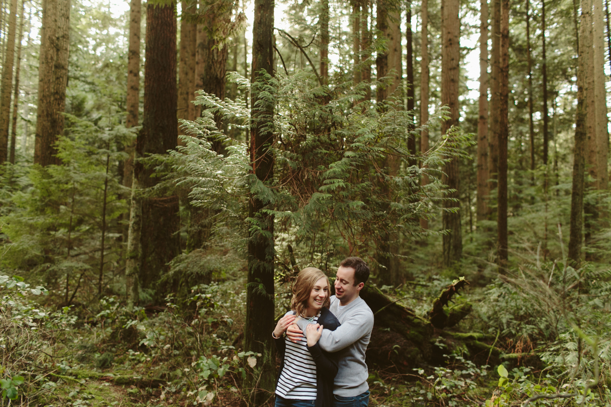 Pacific Spirit Park Engagement Photos