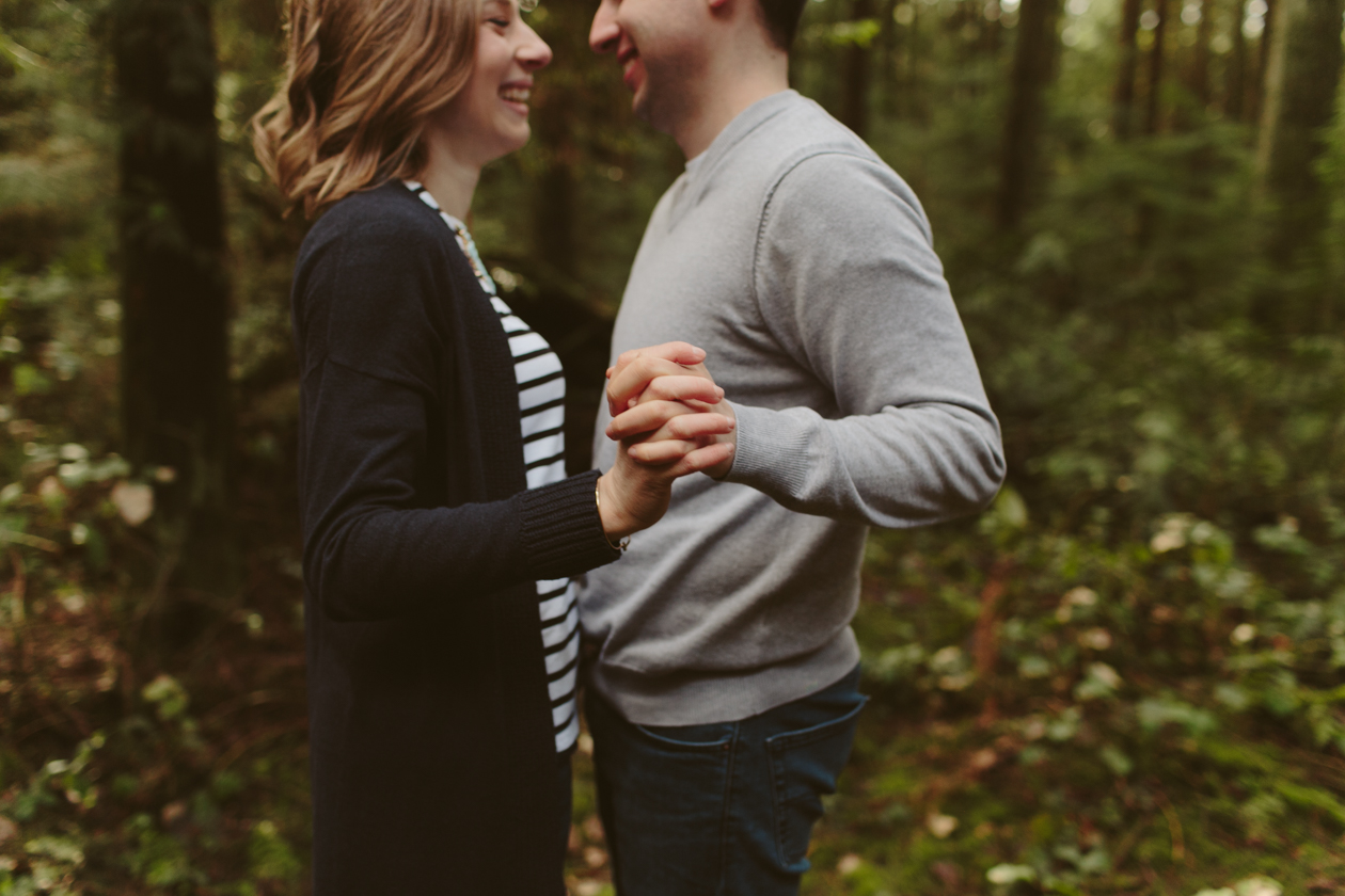 Pacific Spirit Park Engagement Photos