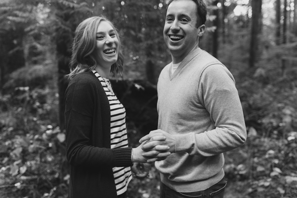Pacific Spirit Park Engagement Photos