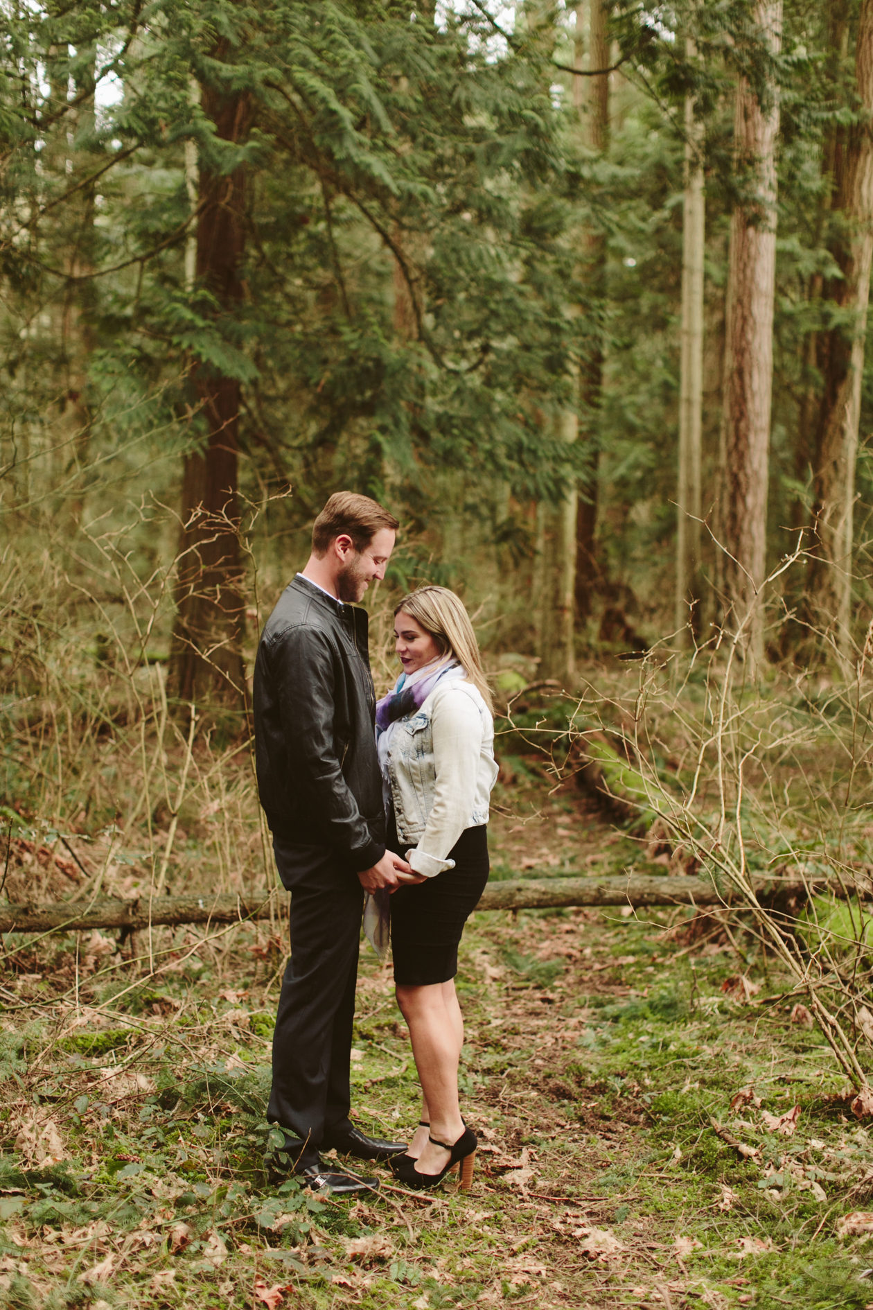 crescent beach engagement photos