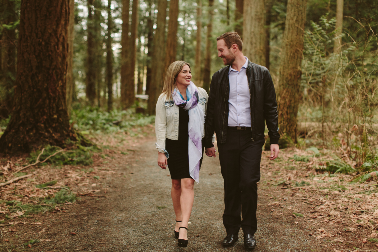crescent beach engagement photos