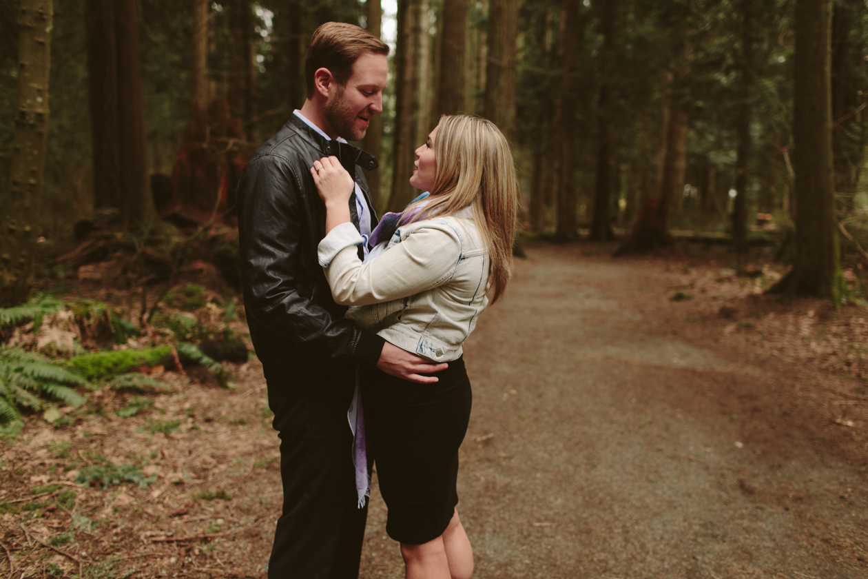 crescent beach engagement photos
