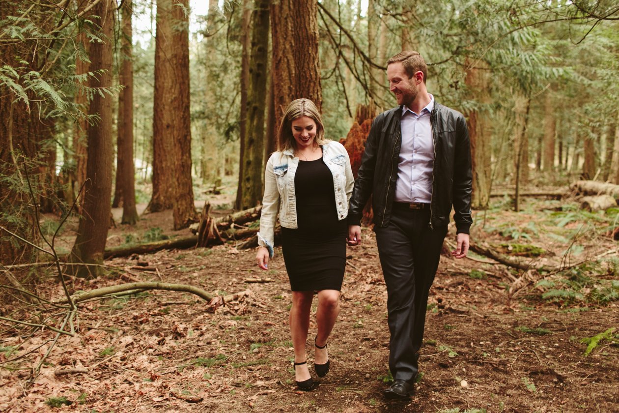 crescent beach engagement photos
