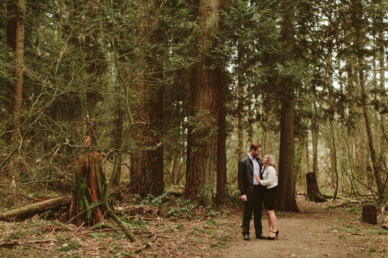 crescent beach engagement photos