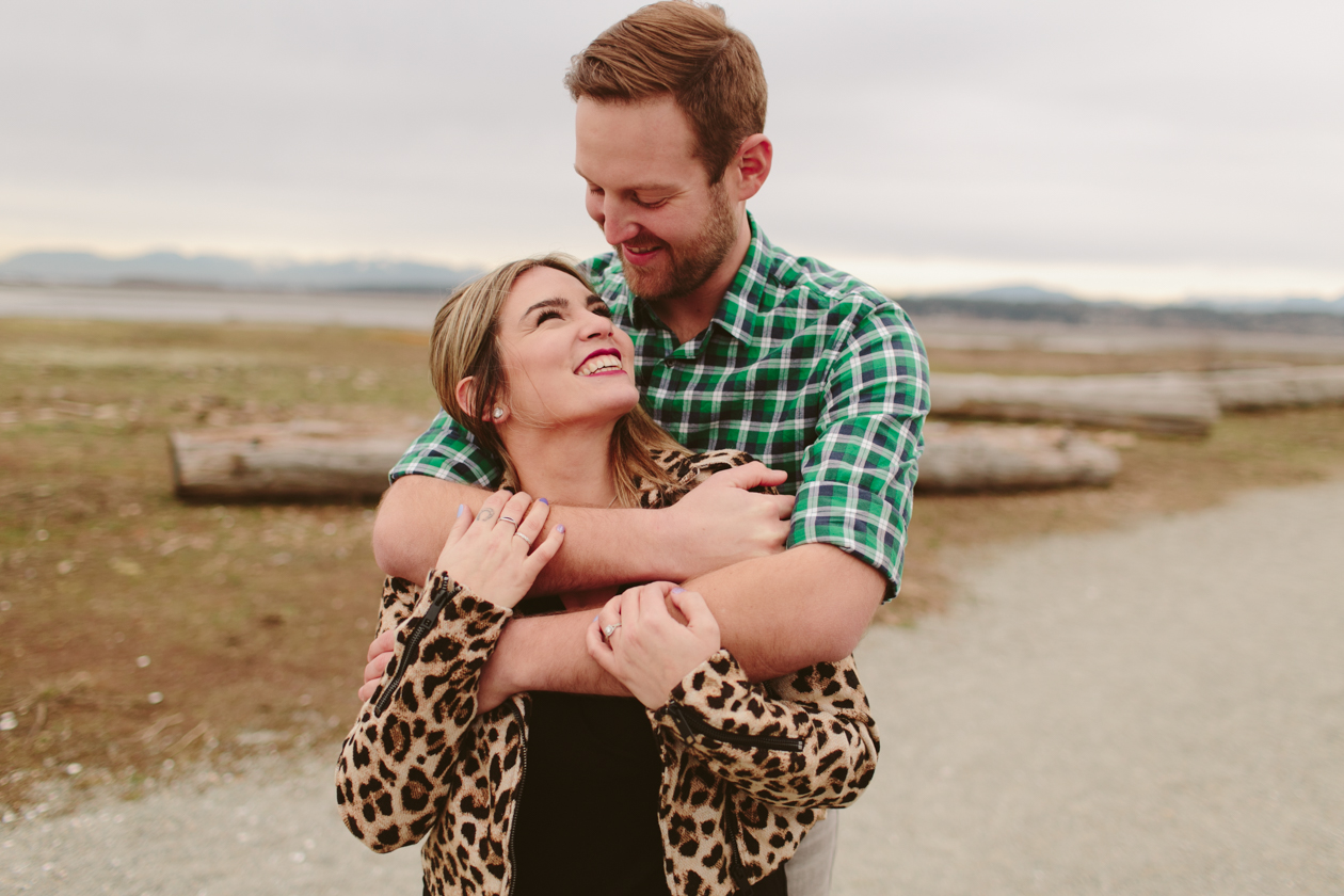 crescent beach engagement photos