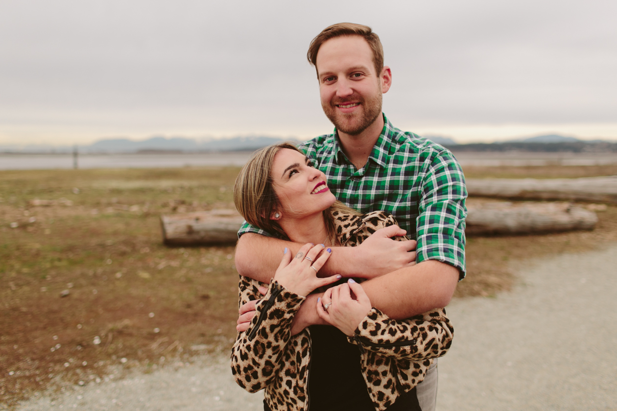 crescent beach engagement photos