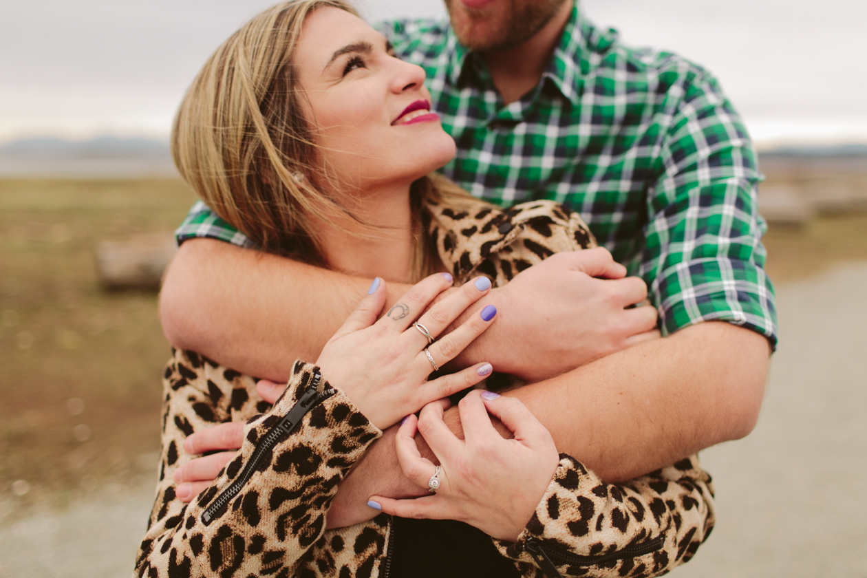 crescent beach engagement photos
