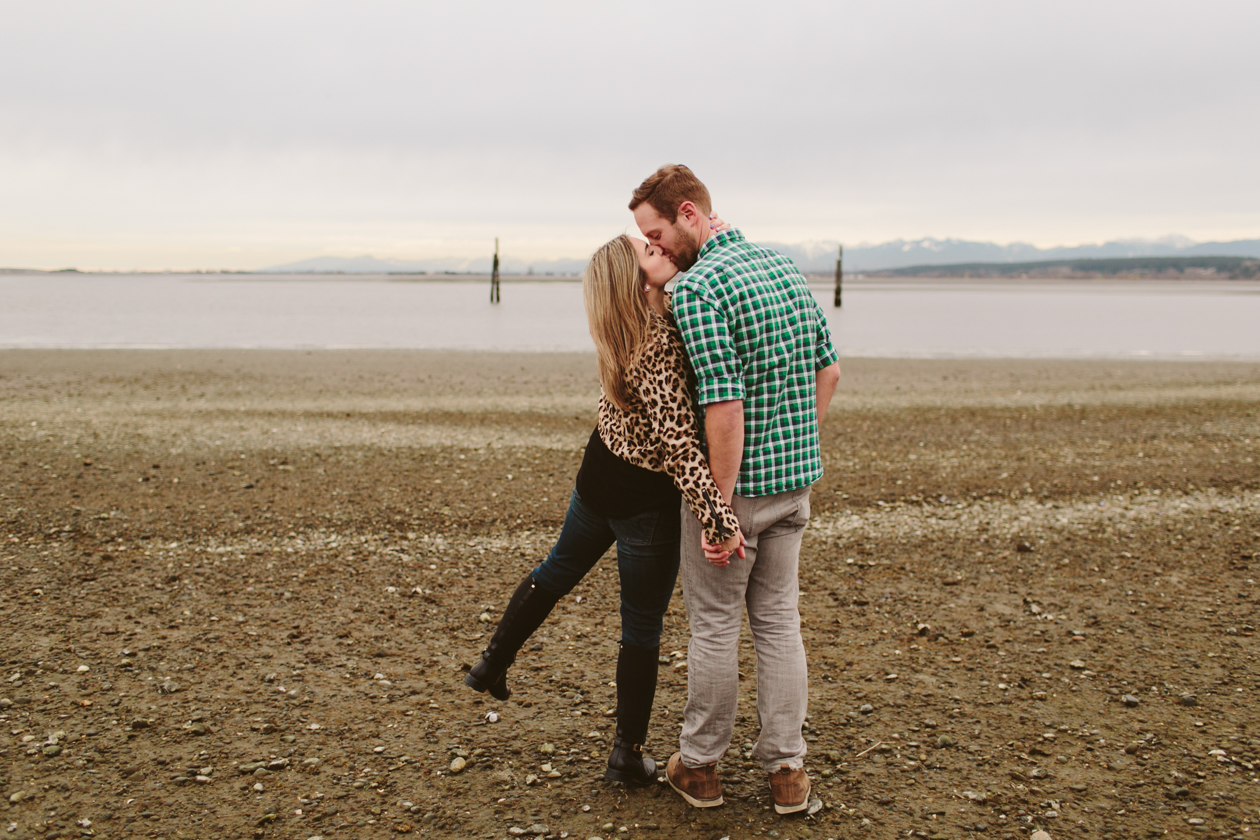 crescent beach engagement photos