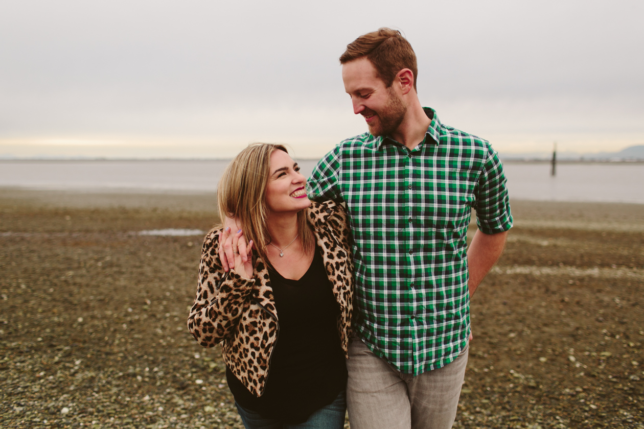 crescent beach engagement photos