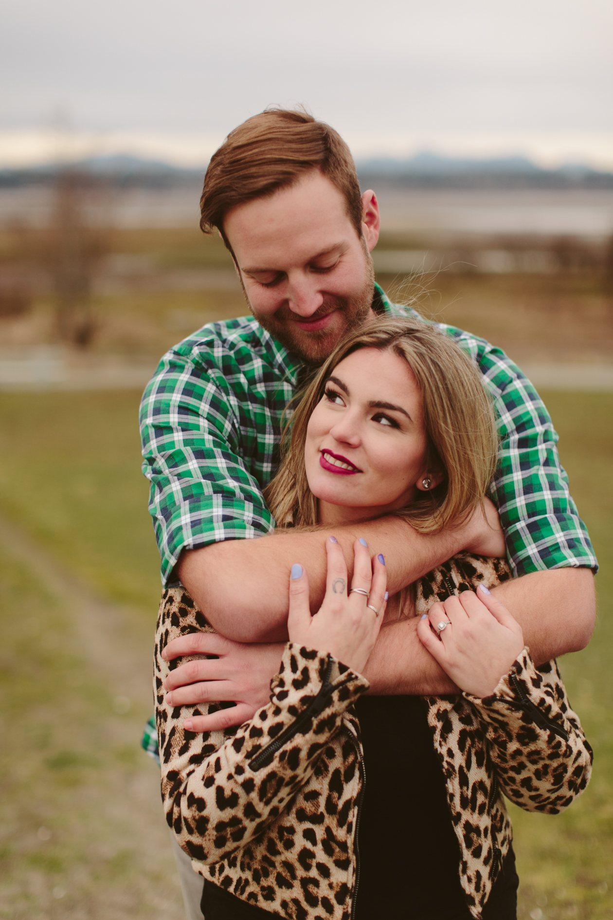 crescent beach engagement photos