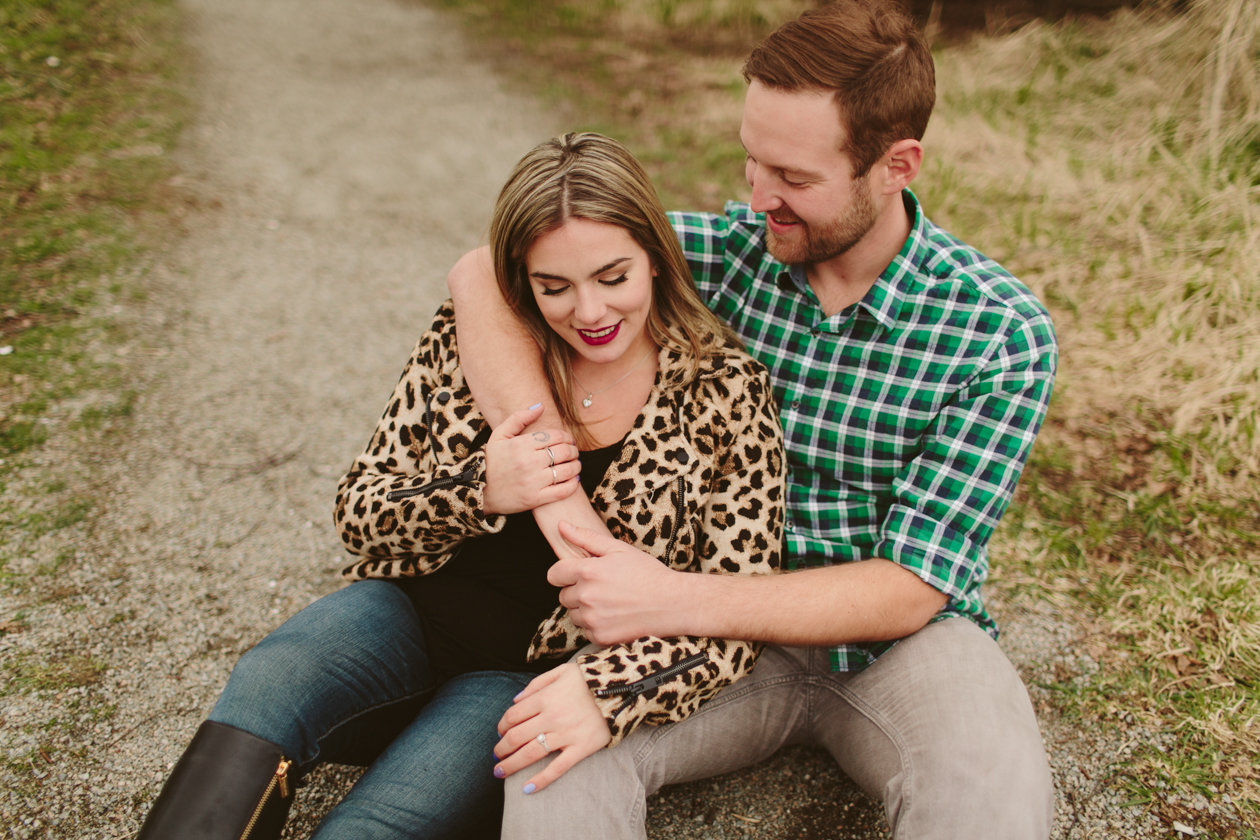 crescent beach engagement photos