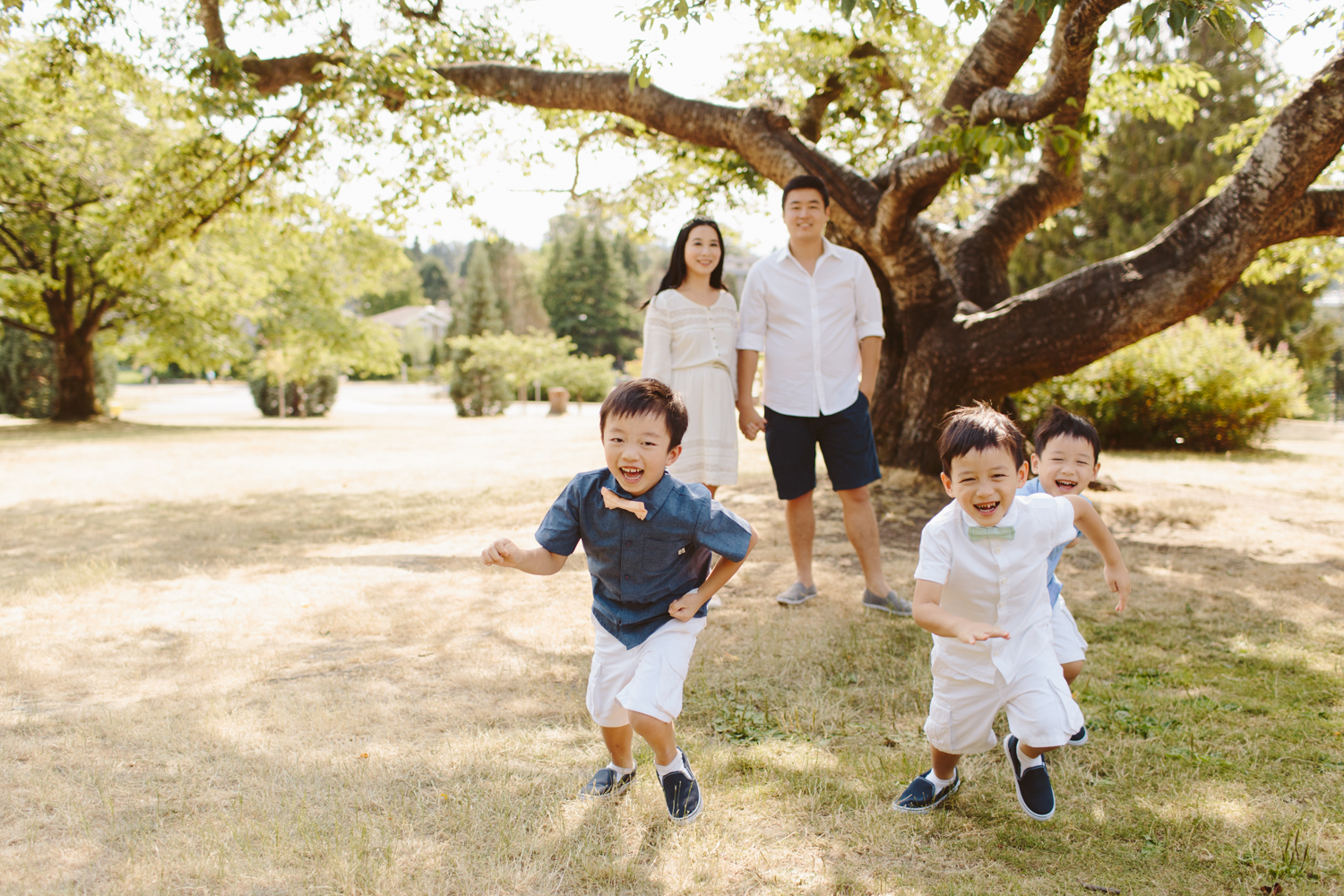 Family Photos in Queen Elizabeth Park in Vancouver