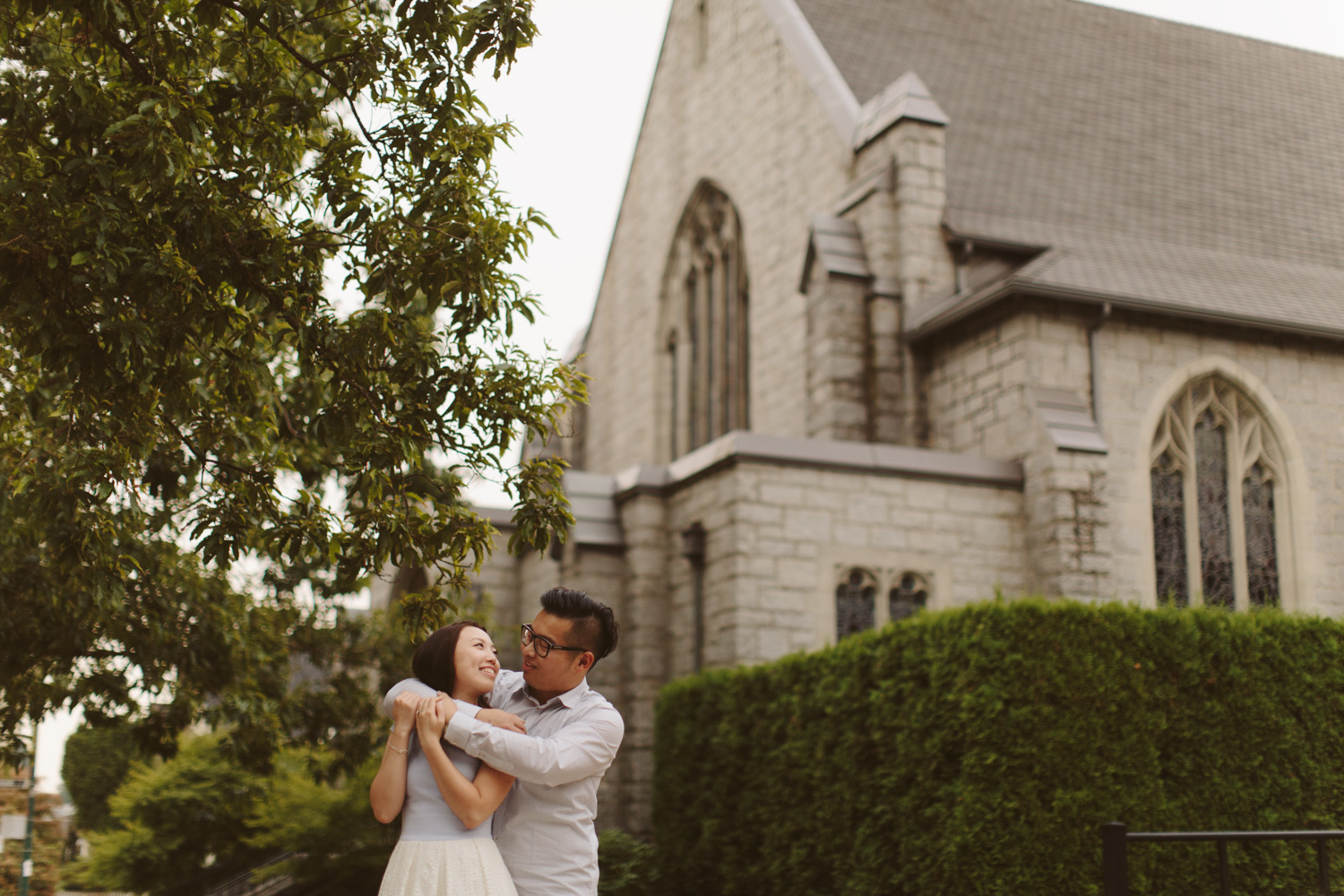 Queen Elizabeth Park Engagement Photos