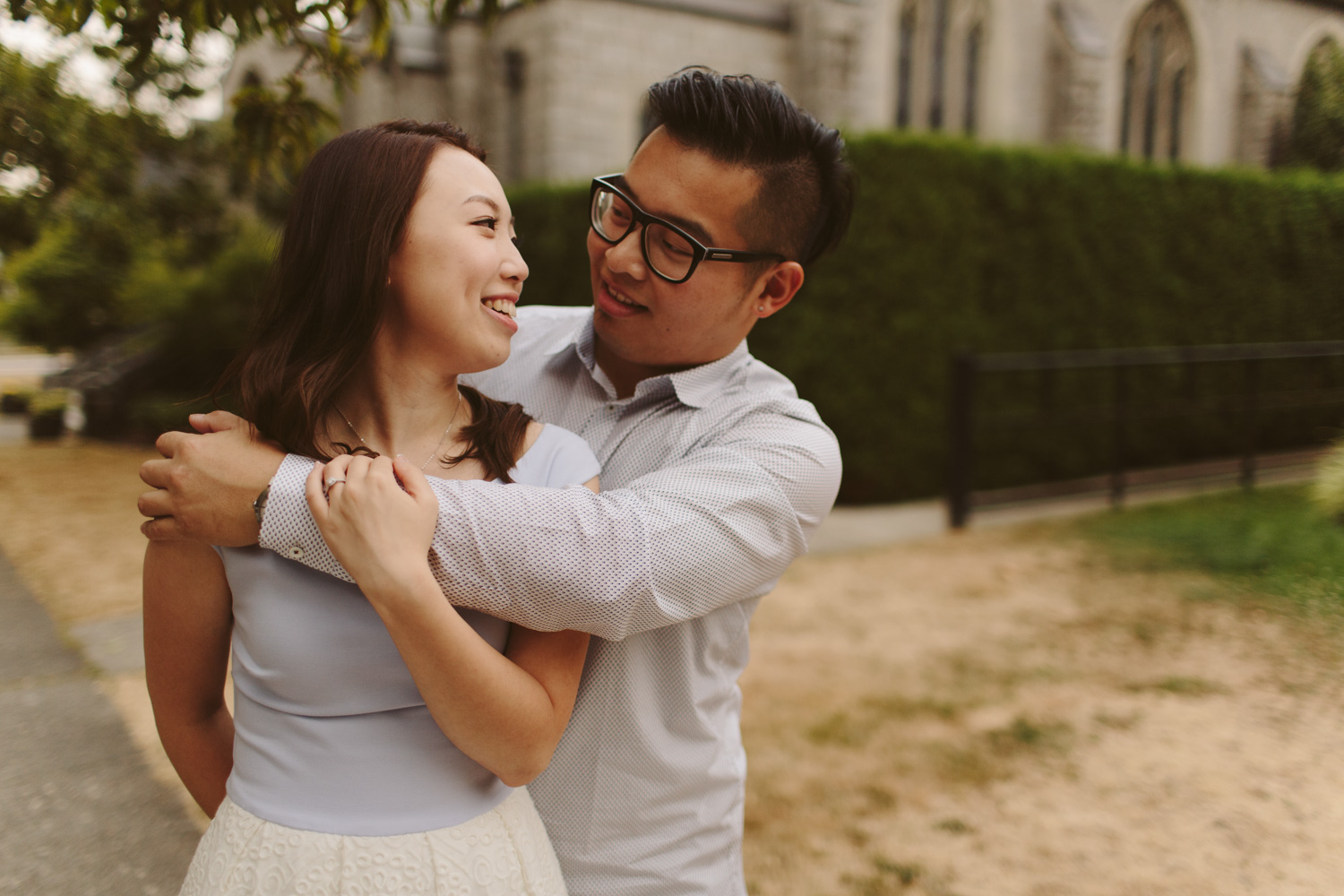 Queen Elizabeth Park Engagement Photos
