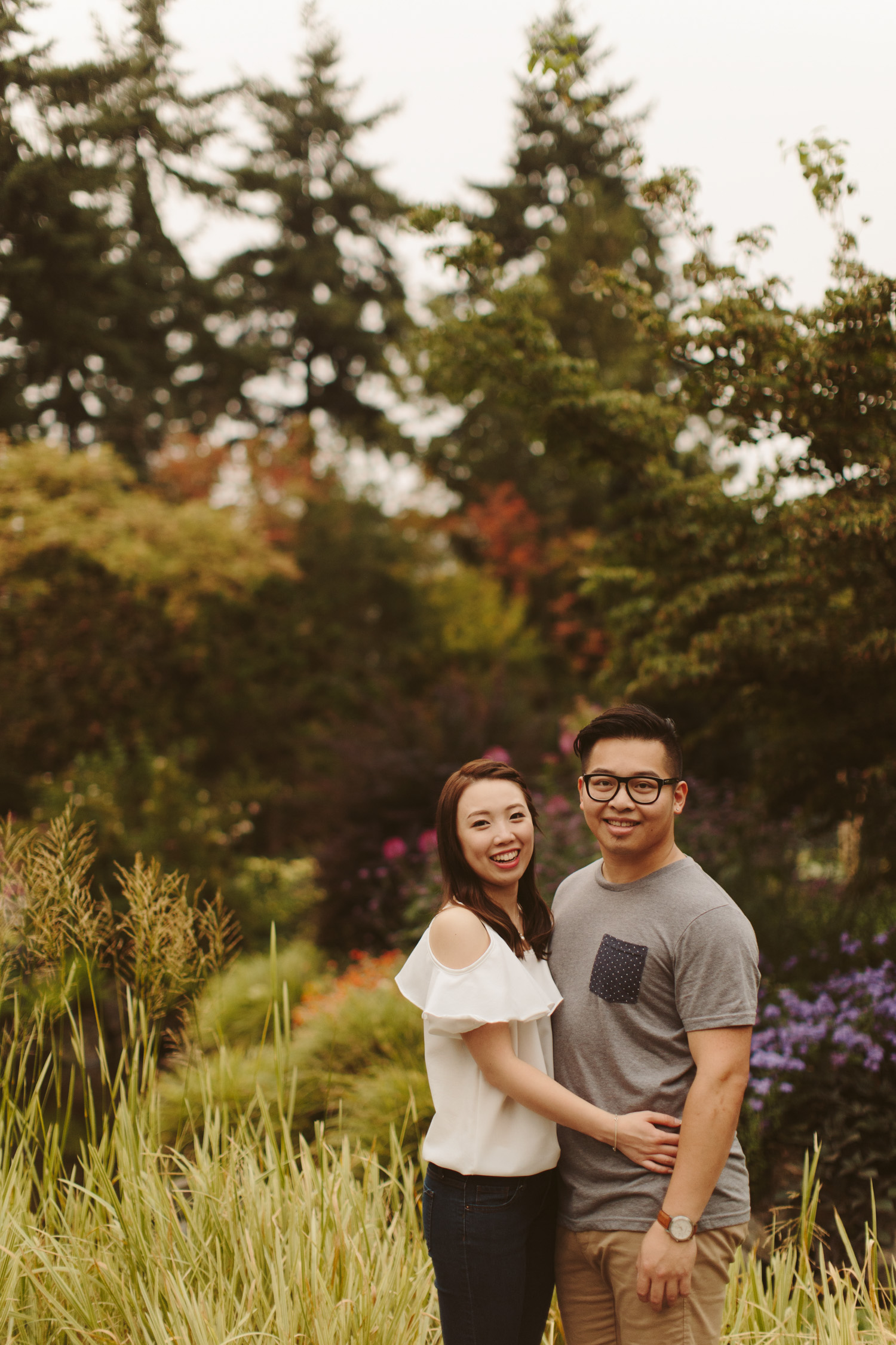 Queen Elizabeth Park Engagement Photos